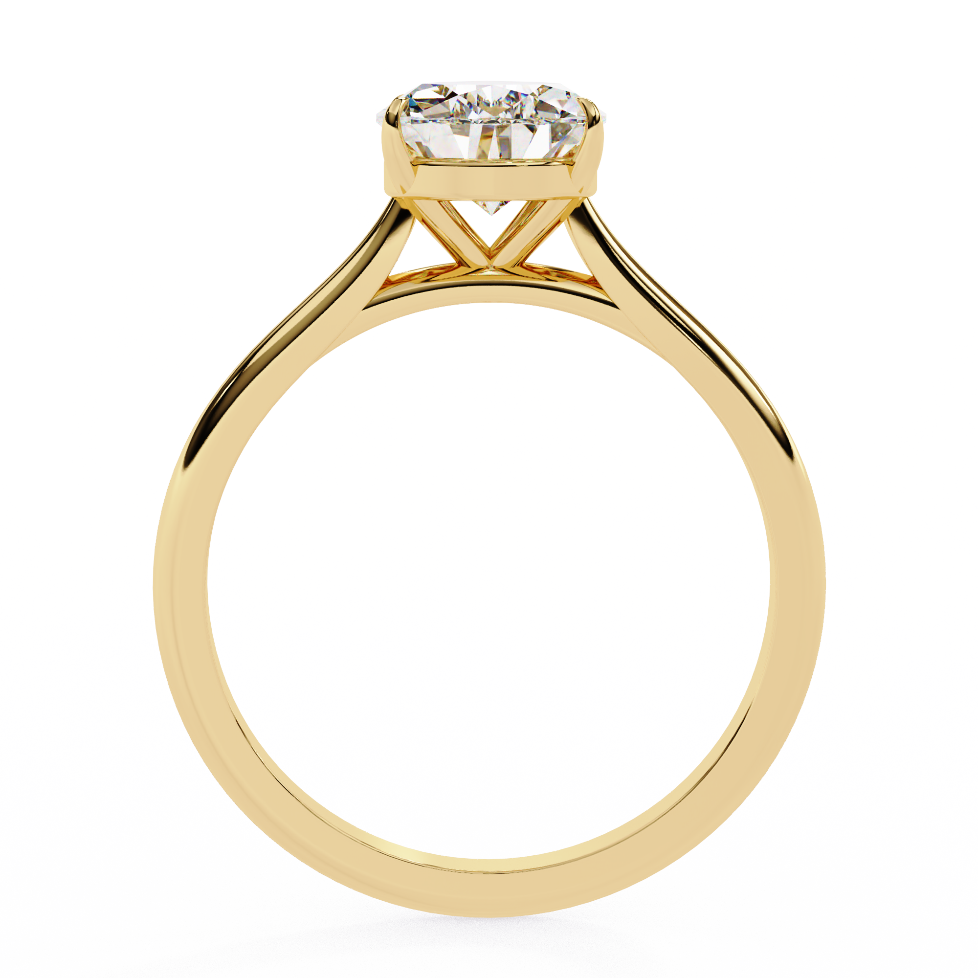 Aurora Pear Diamond Ring
