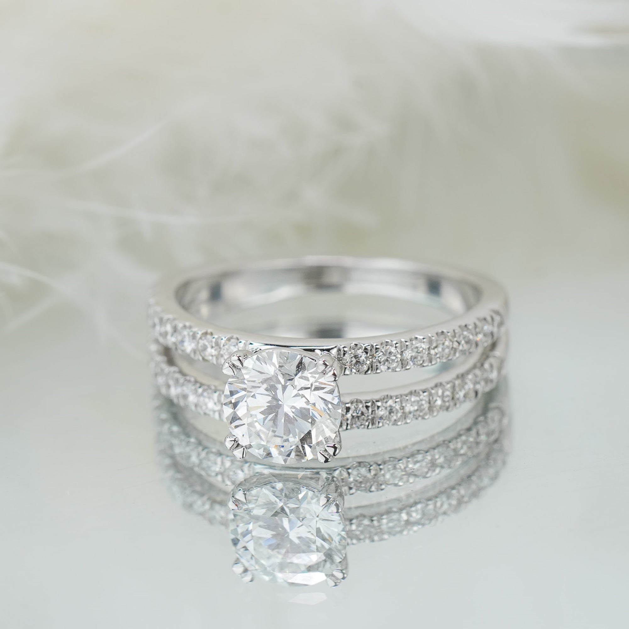 Eternal Love Solitaire Diamond Ring