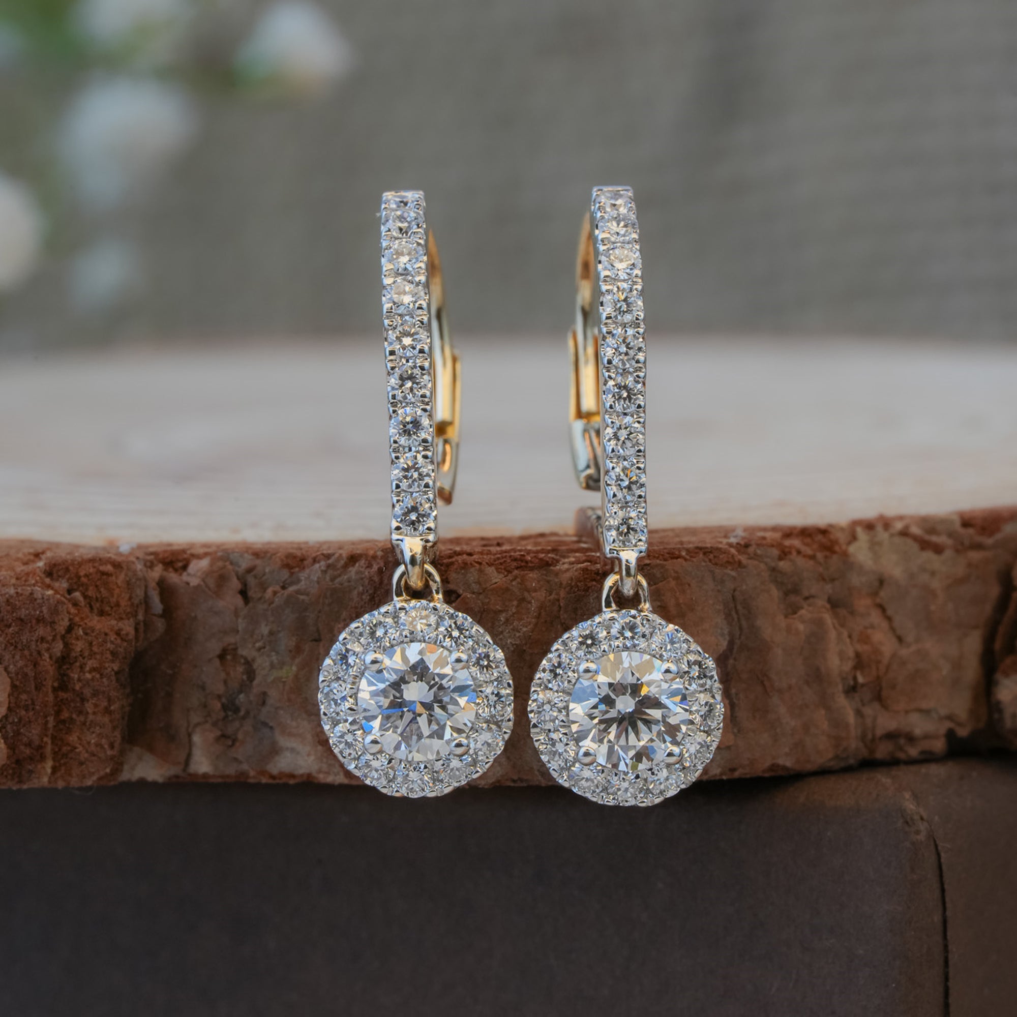 Infinite Grace Solitaire Earrings