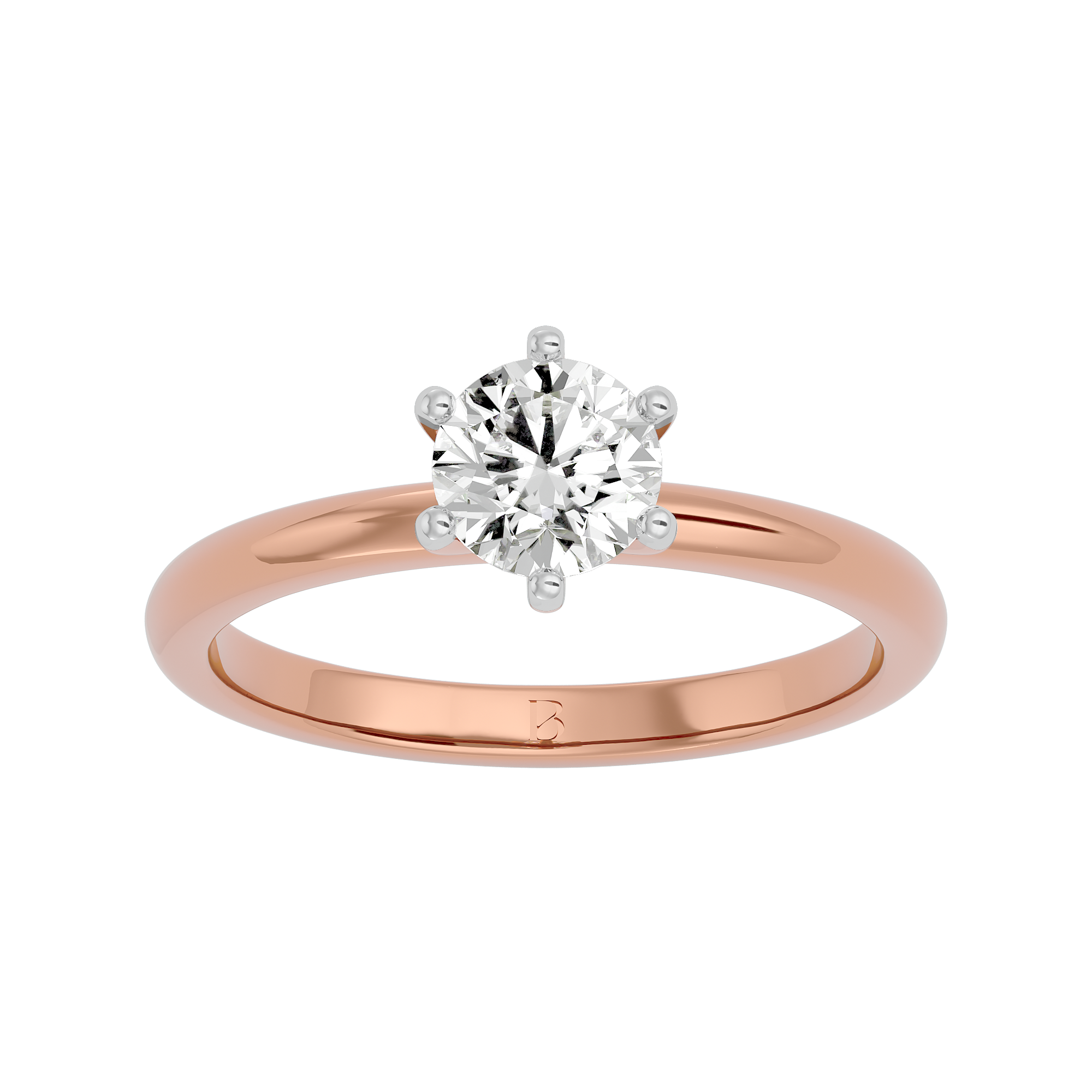 Radiant Eternity Solitaire Diamond Ring