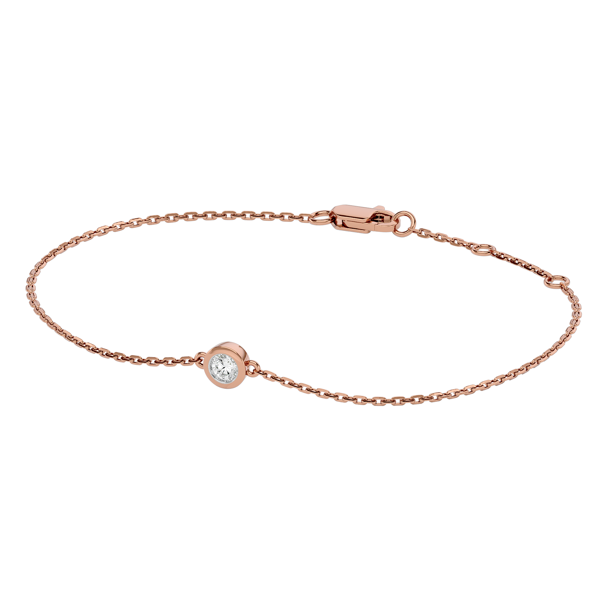 Regal Radiance Solitaire Bracelet