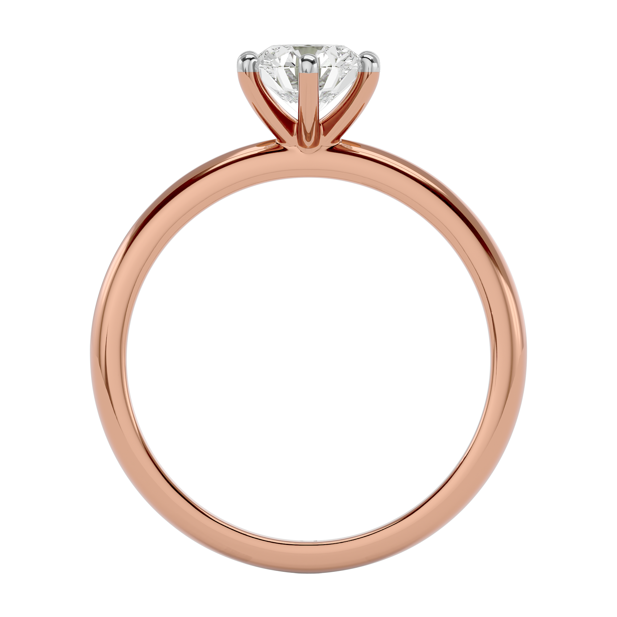 Radiant Eternity Solitaire Diamond Ring