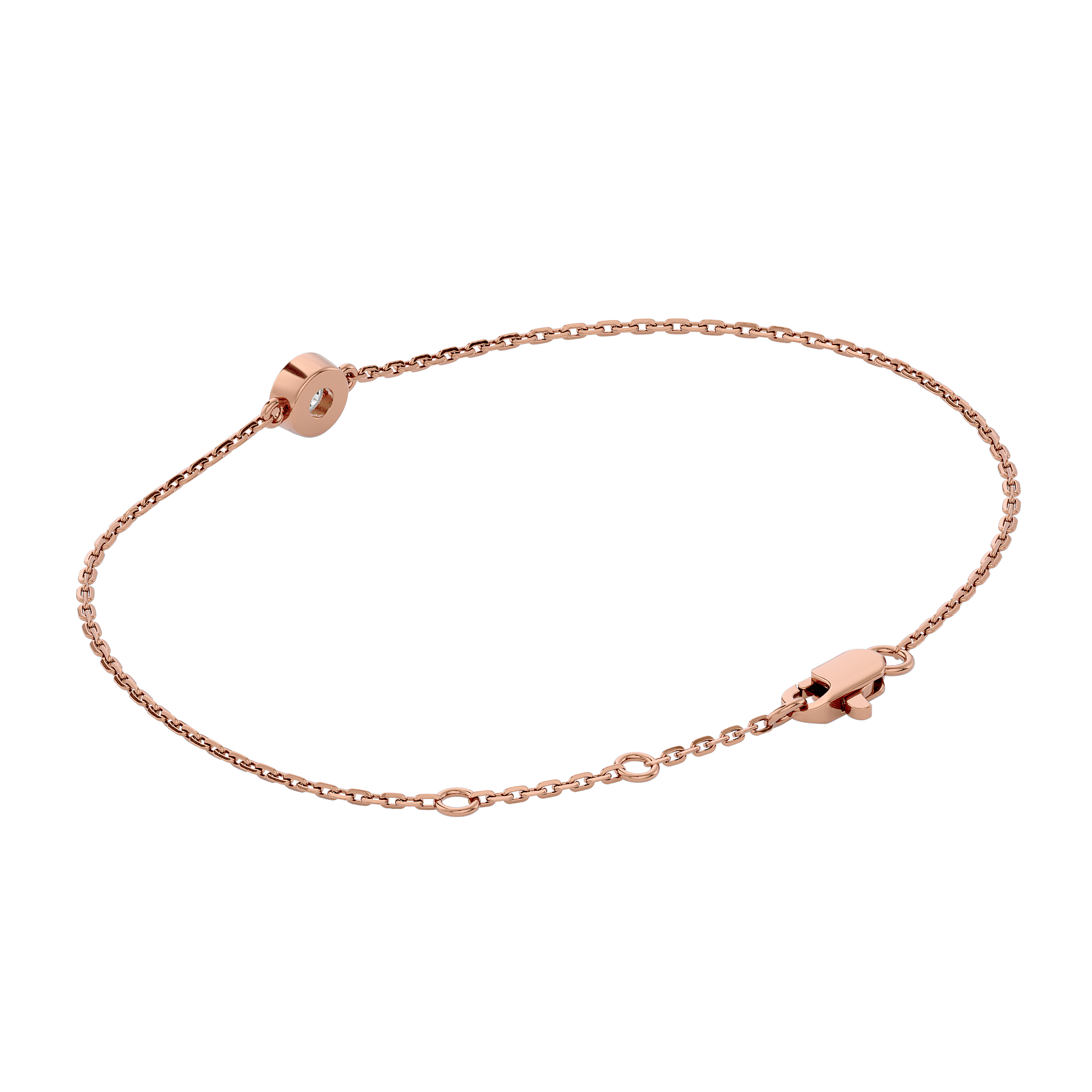 Regal Radiance Solitaire Bracelet