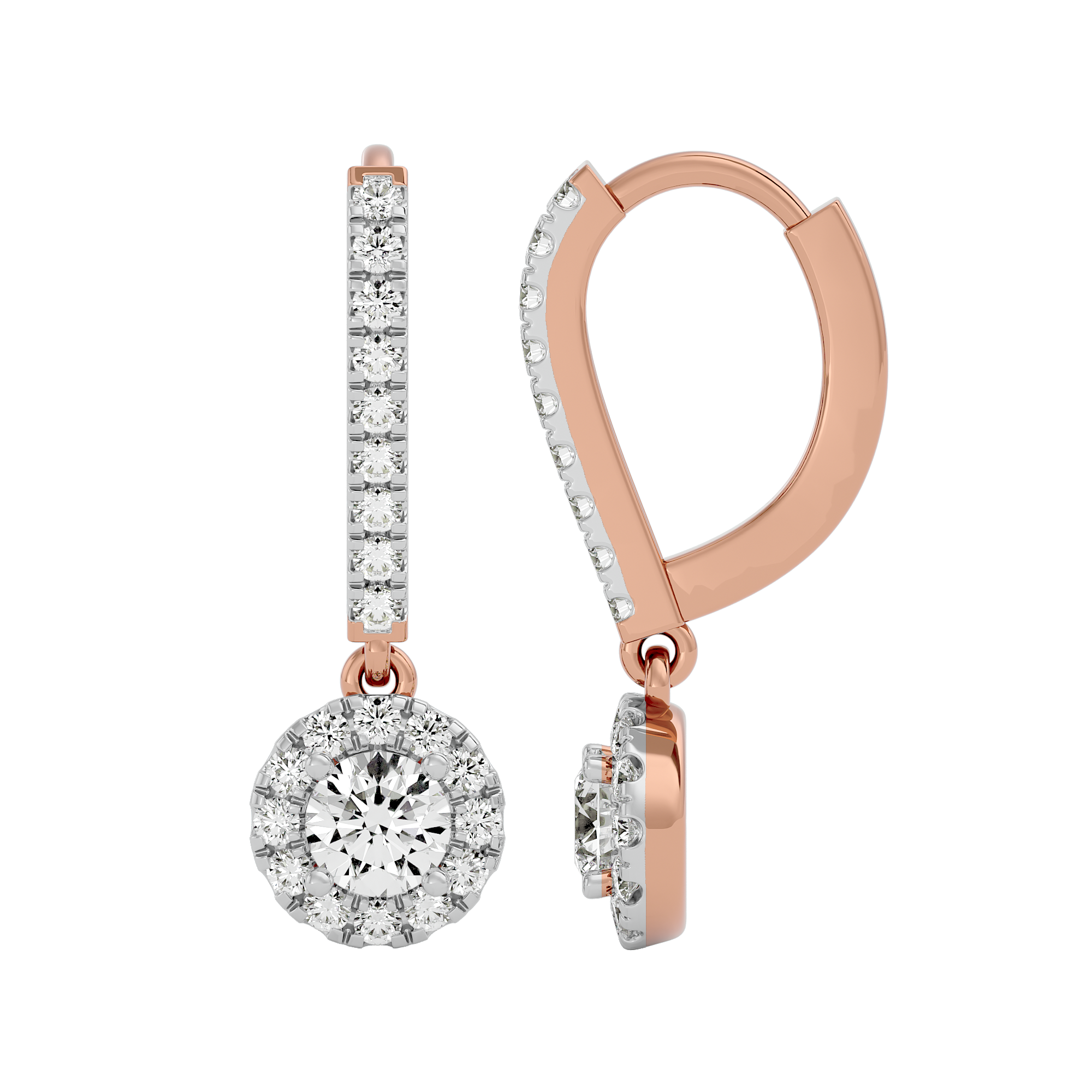 Infinite Grace Solitaire Earrings