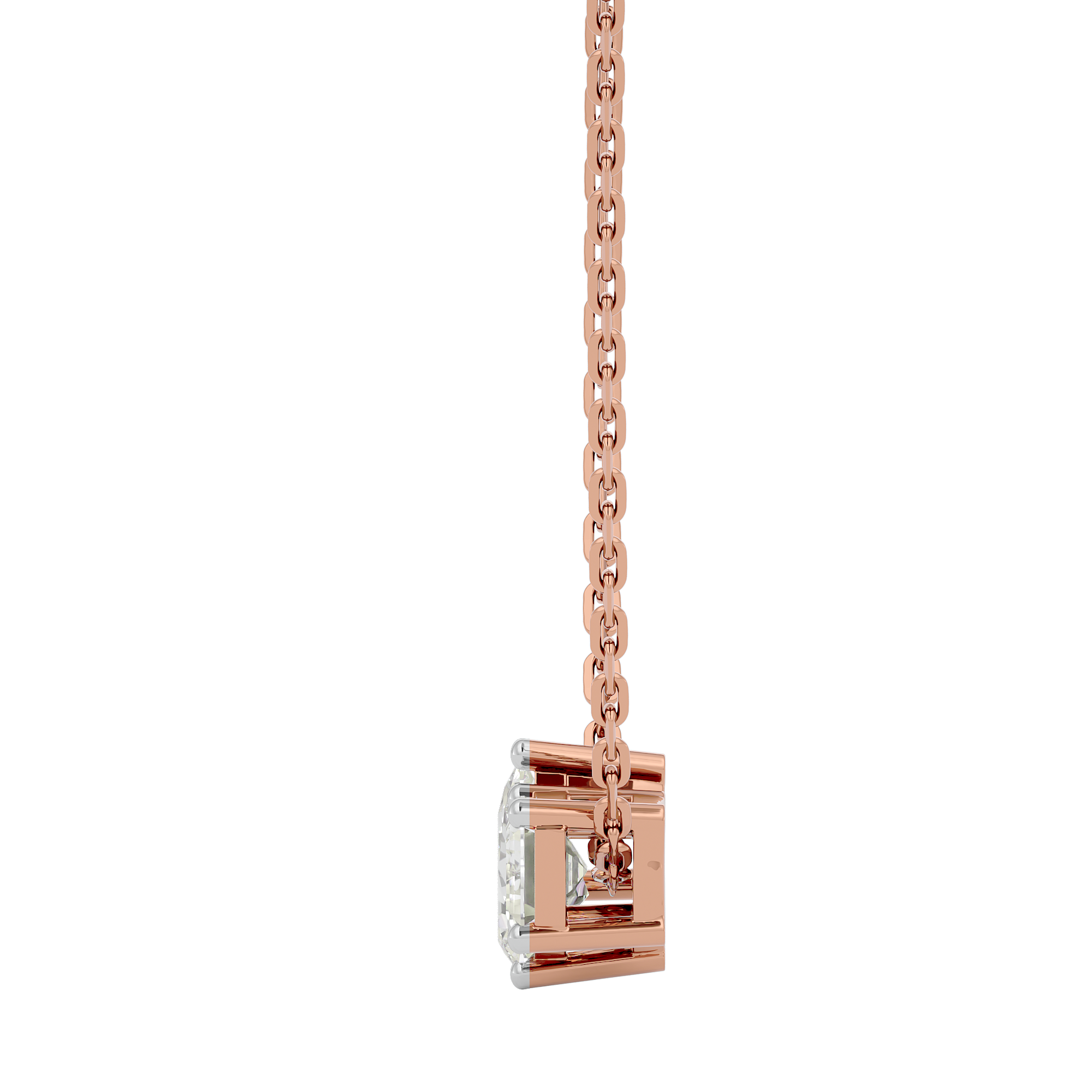 Opulent Royale Solitaire Pendant