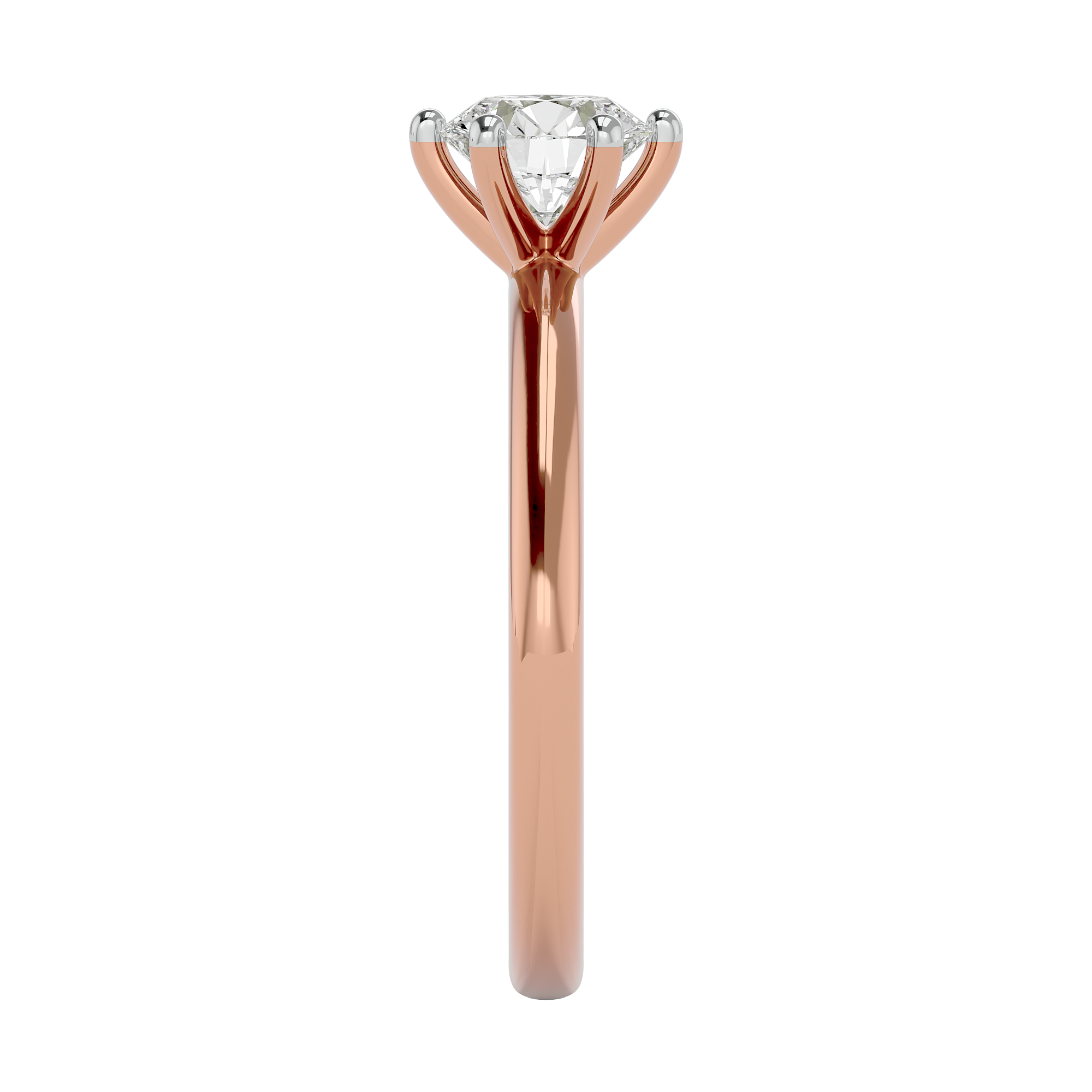 Radiant Eternity Solitaire Diamond Ring