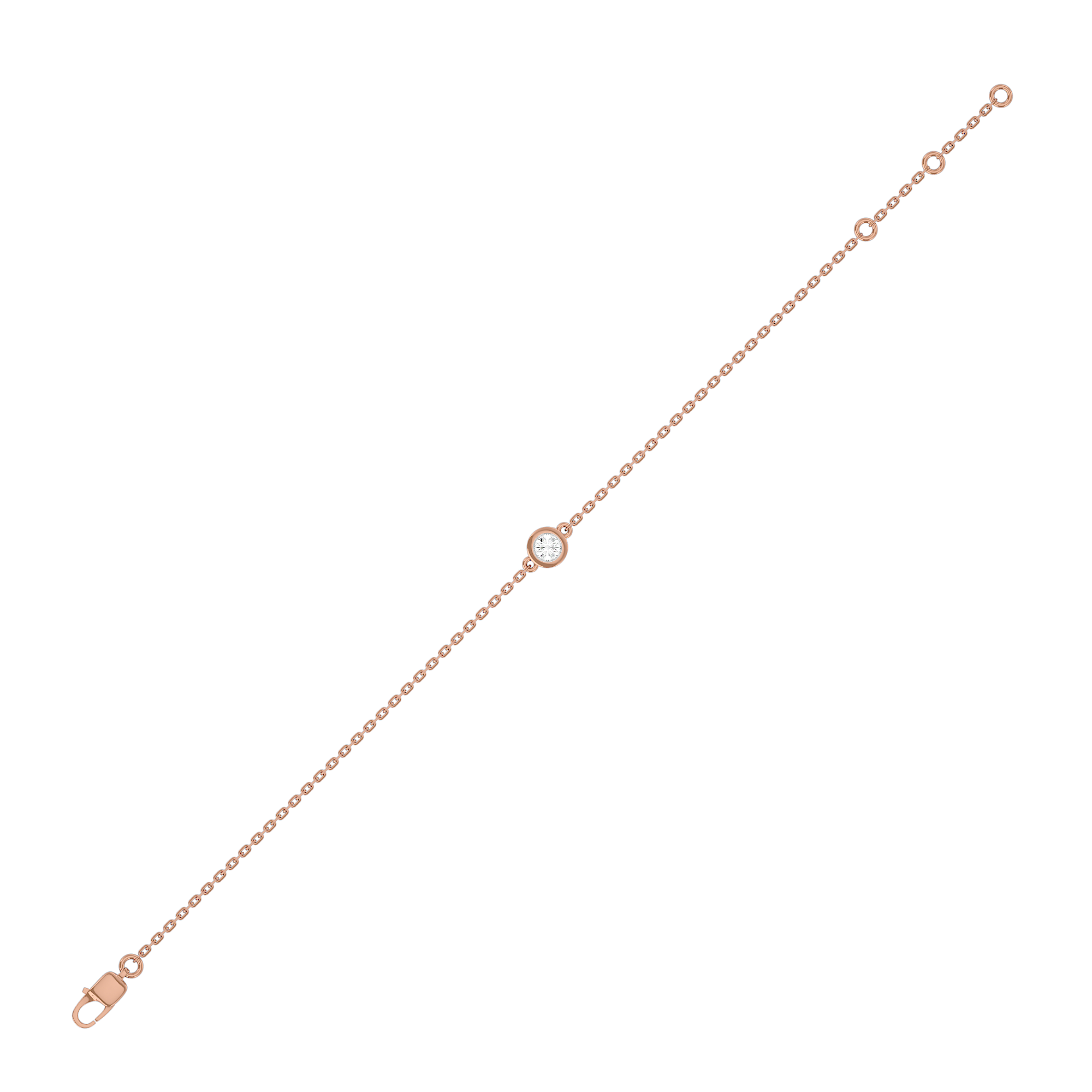 Regal Radiance Solitaire Bracelet