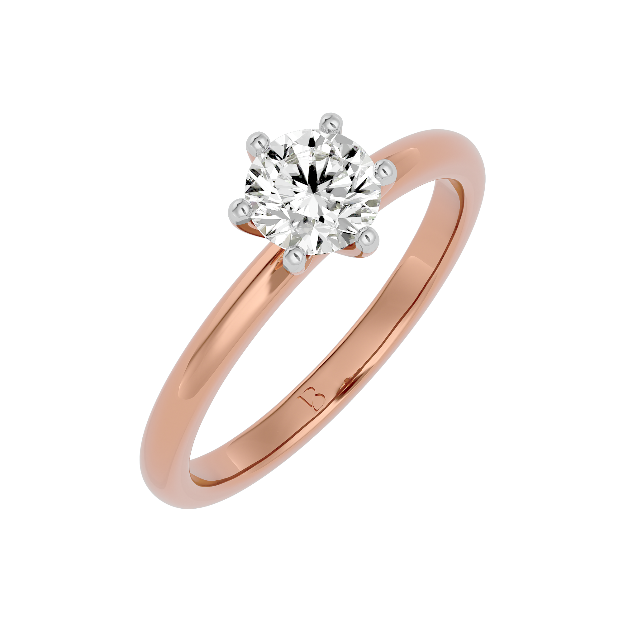 Radiant Eternity Solitaire Diamond Ring