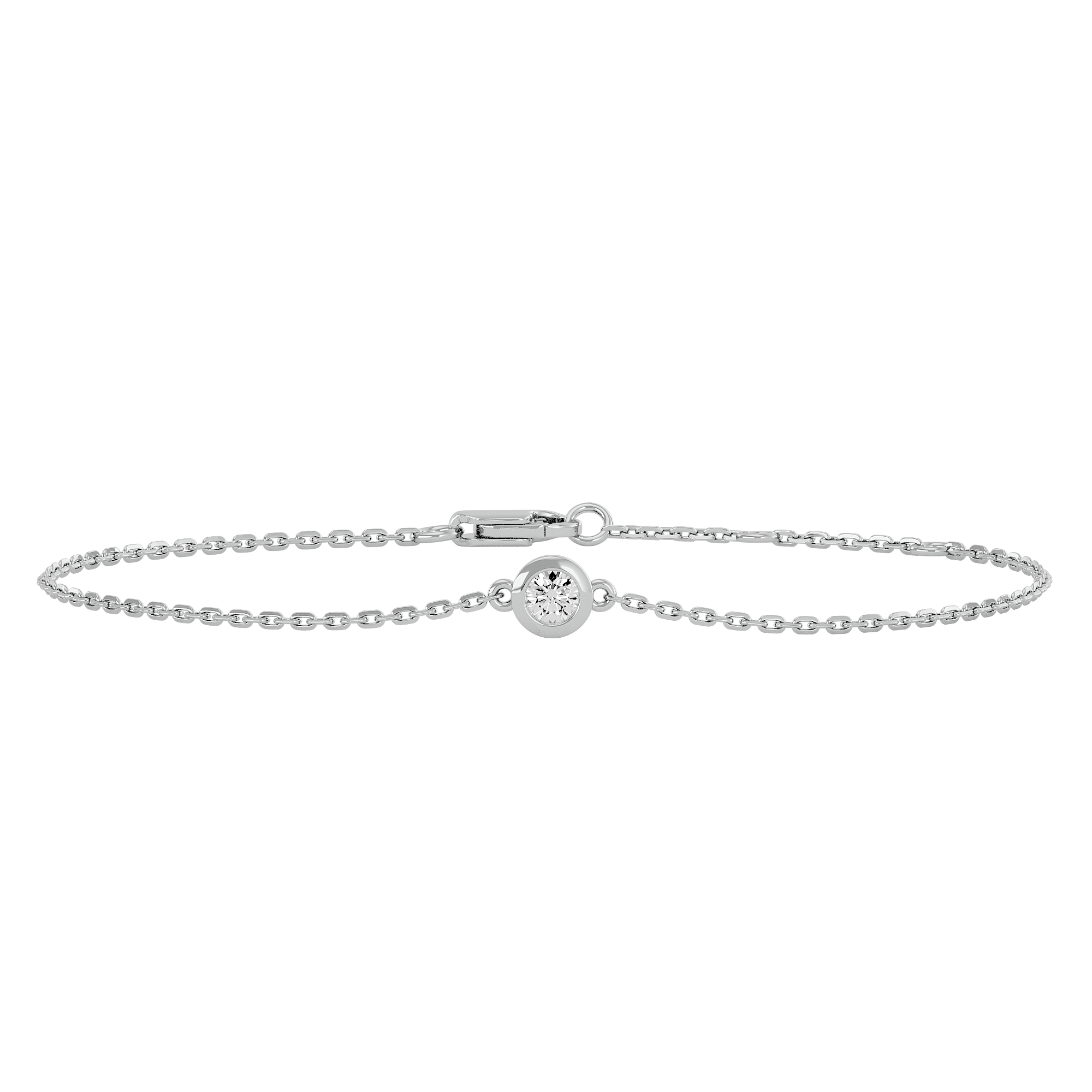 Regal Radiance Solitaire Bracelet