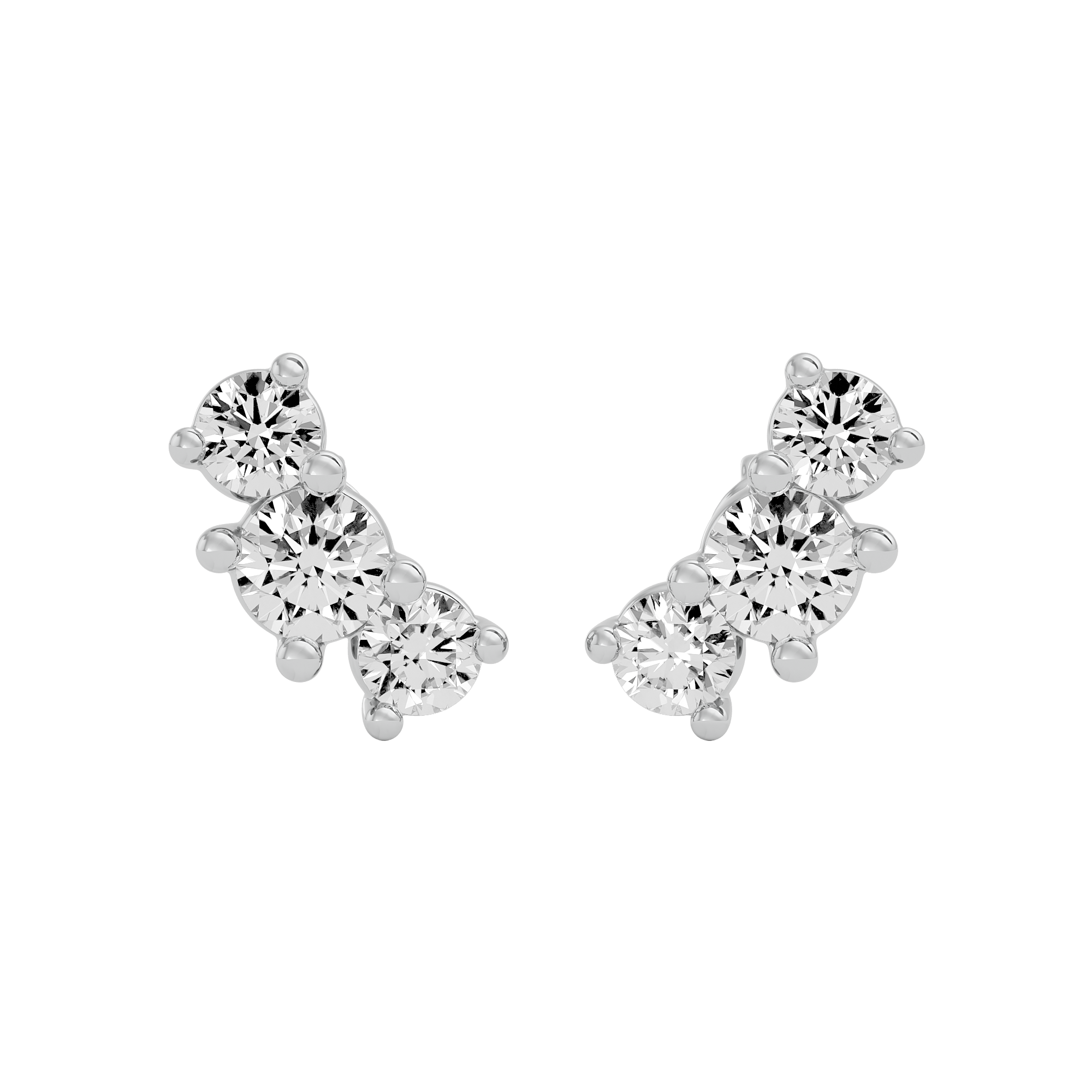 Eternal Radiance Solitaire Earrings