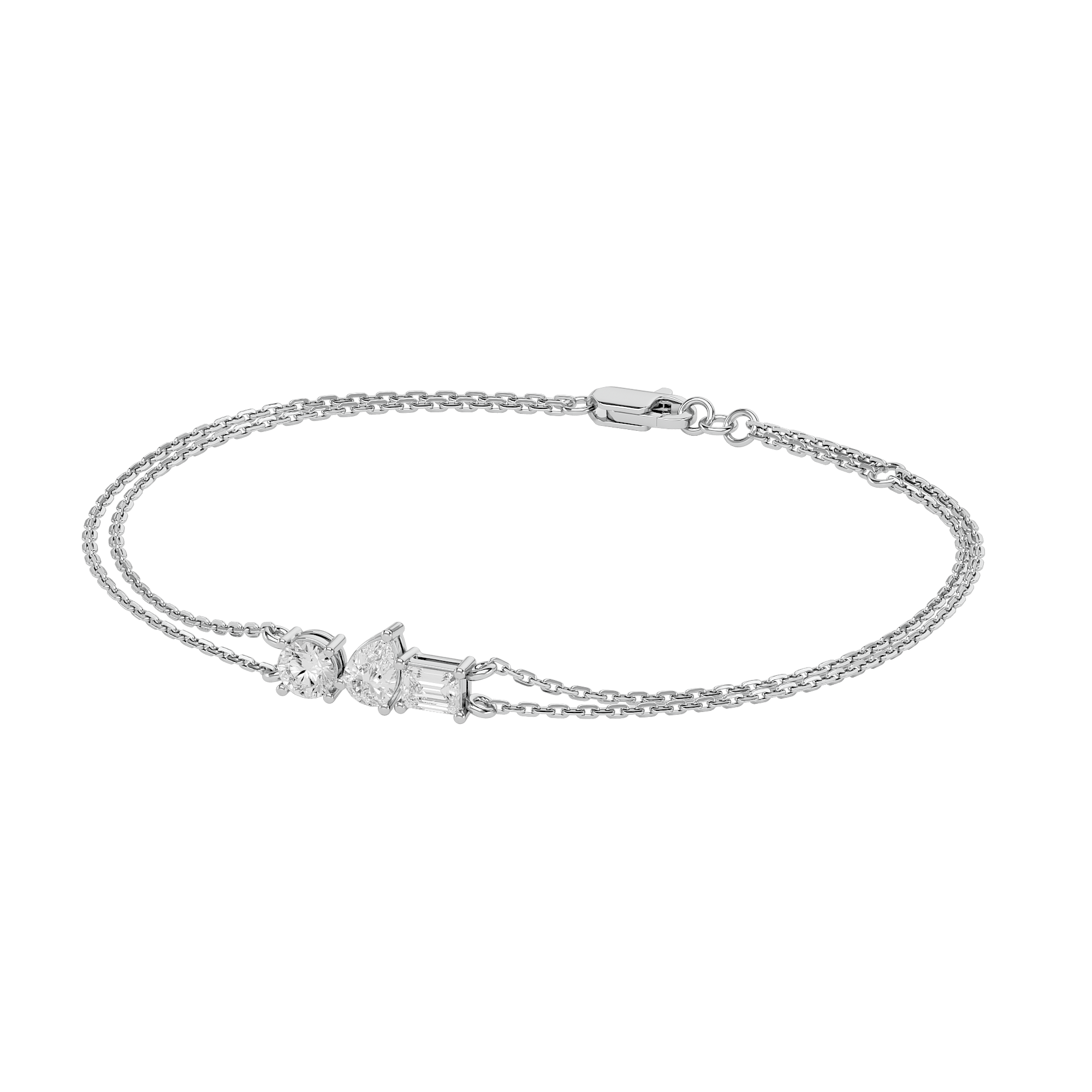 Starlit Brilliance Diamond Bracelet