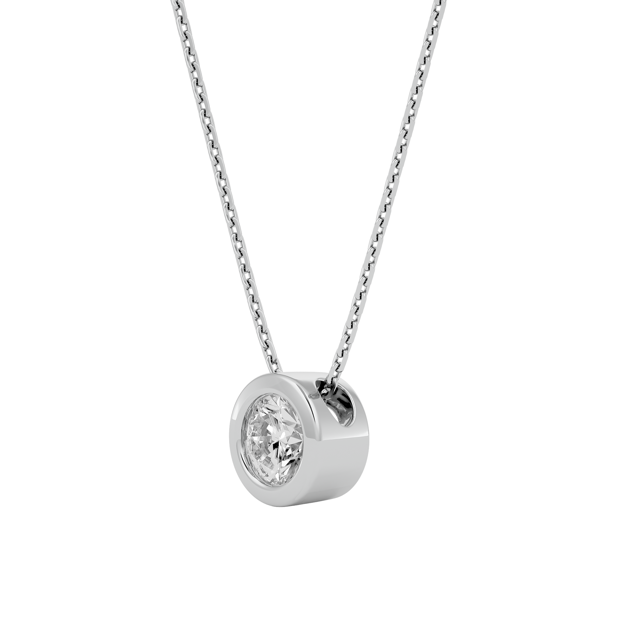 Eternal Sparkle Solitaire Pendant