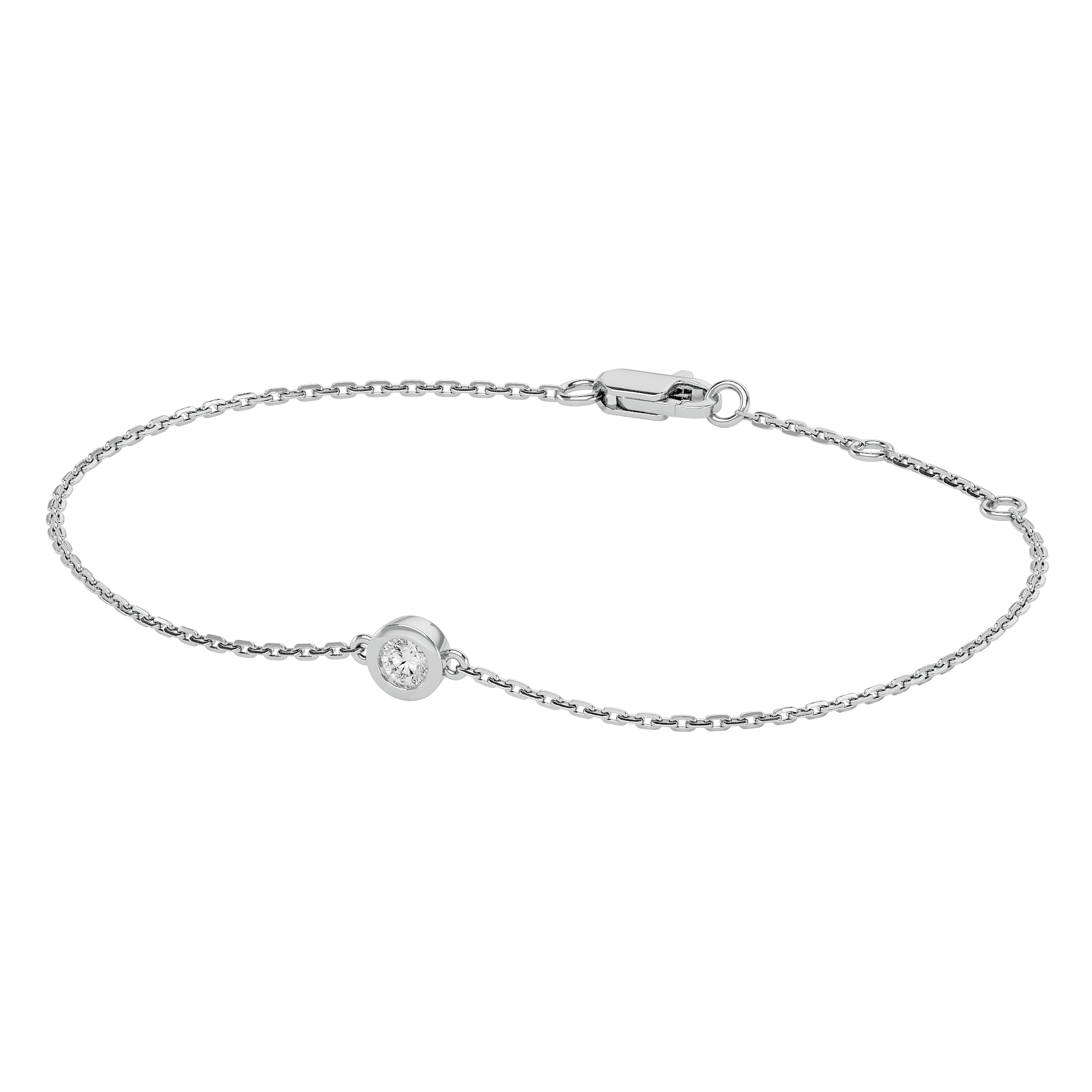 Regal Radiance Solitaire Bracelet