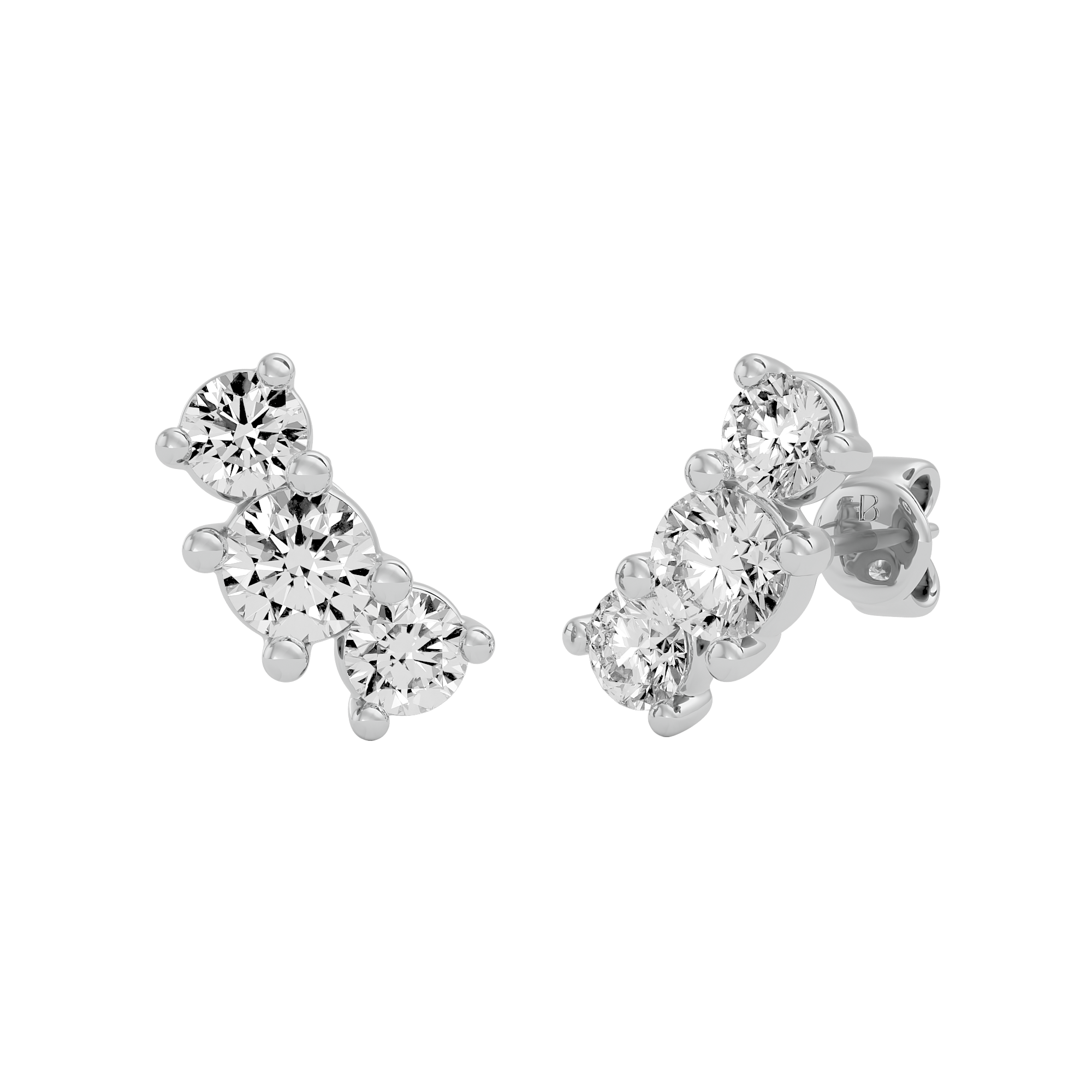 Eternal Radiance Solitaire Earrings