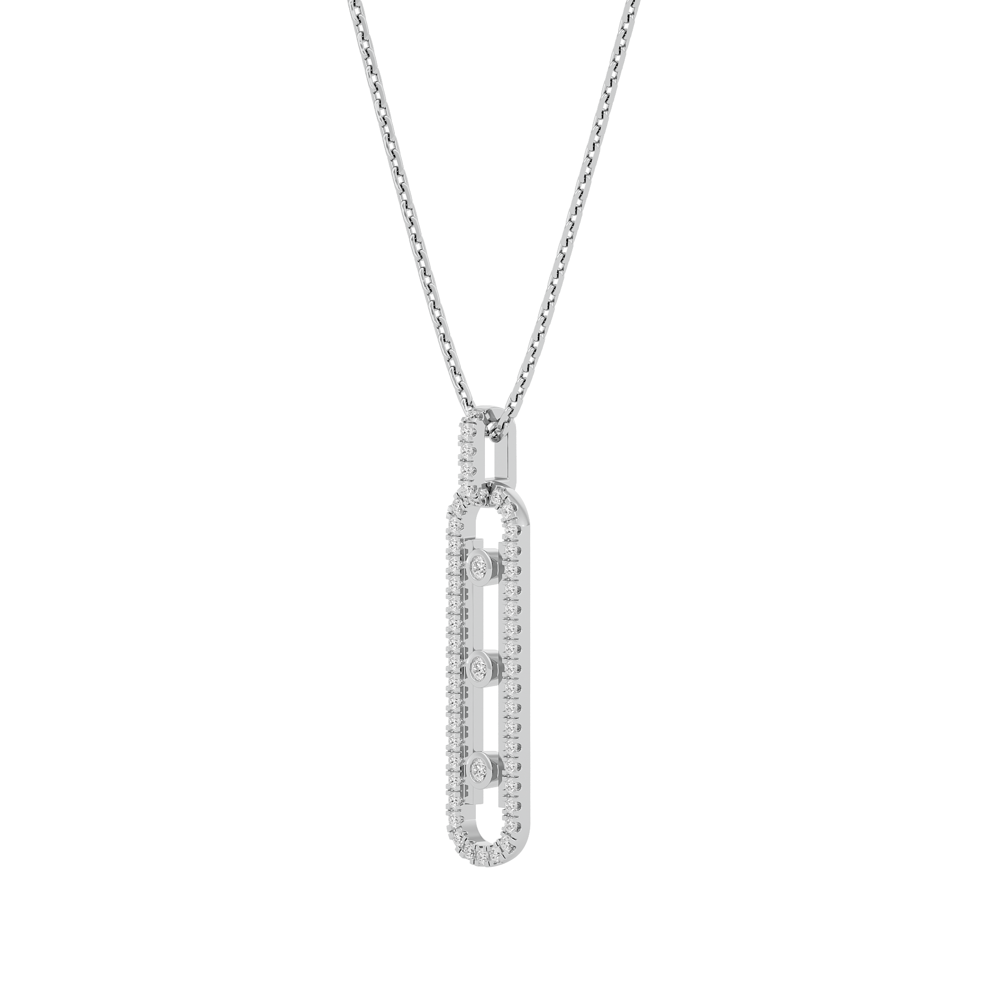 Opulent Elegance Diamond Pendant