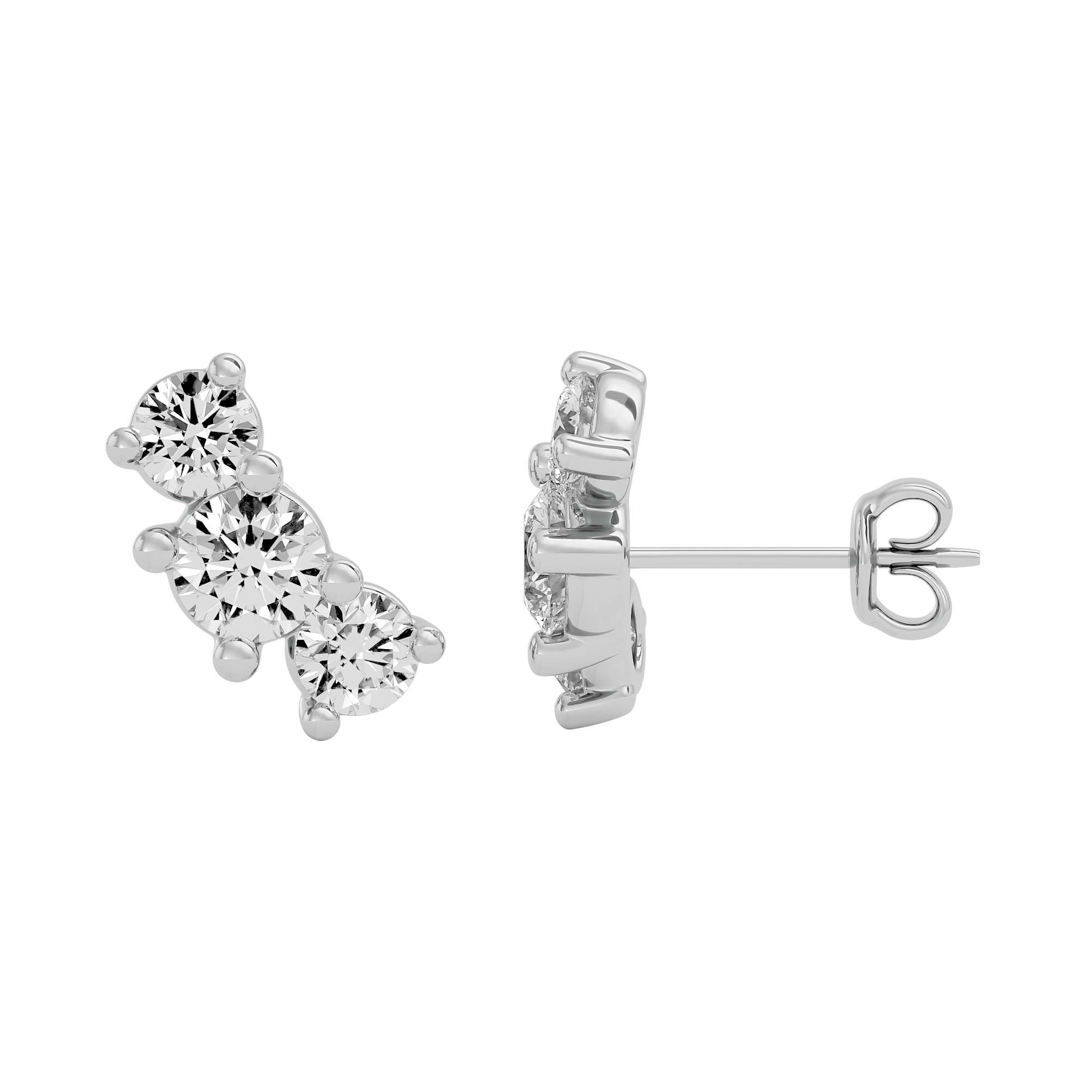 Eternal Radiance Solitaire Earrings