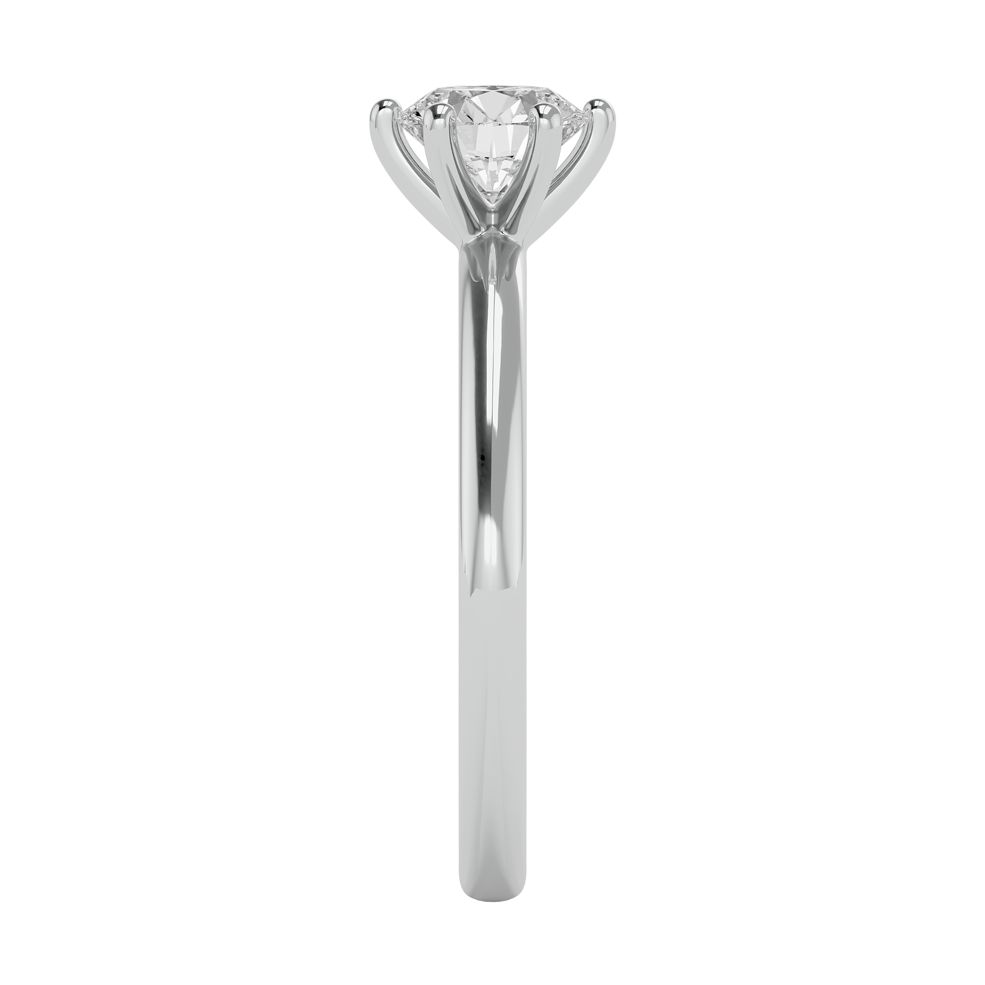Radiant Eternity Solitaire Diamond Ring