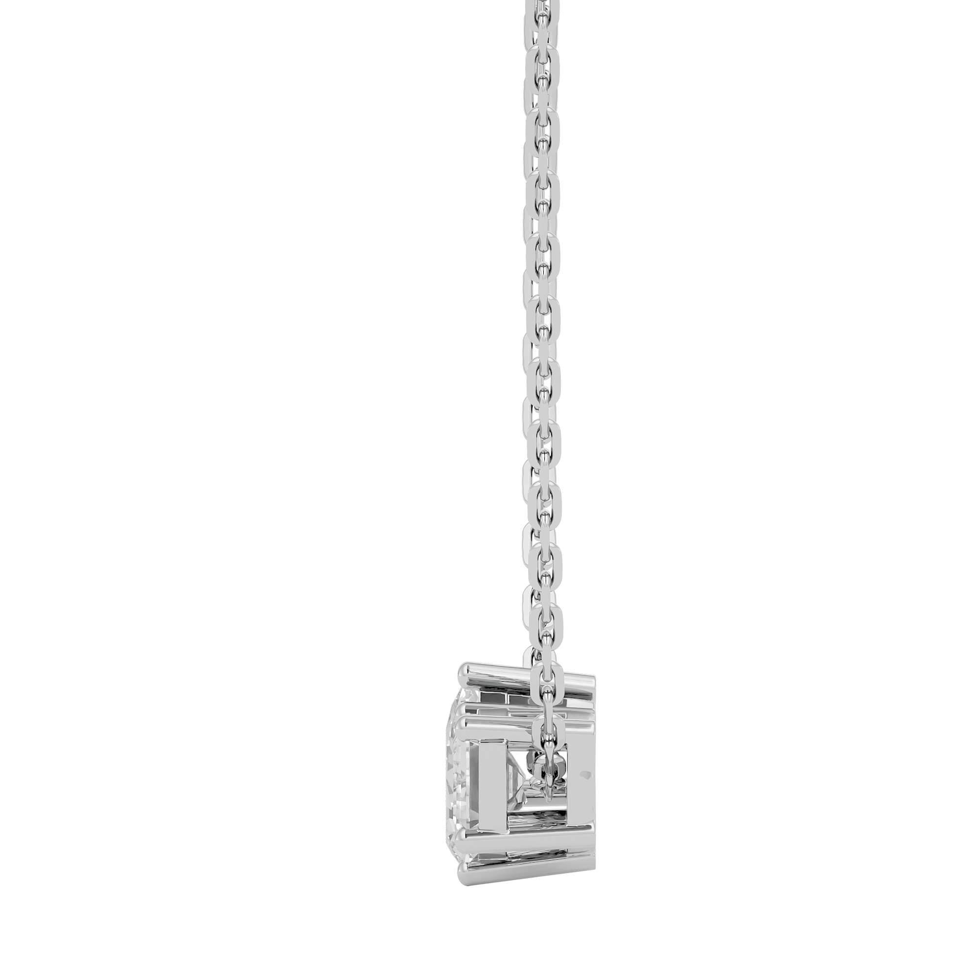 Opulent Royale Solitaire Pendant