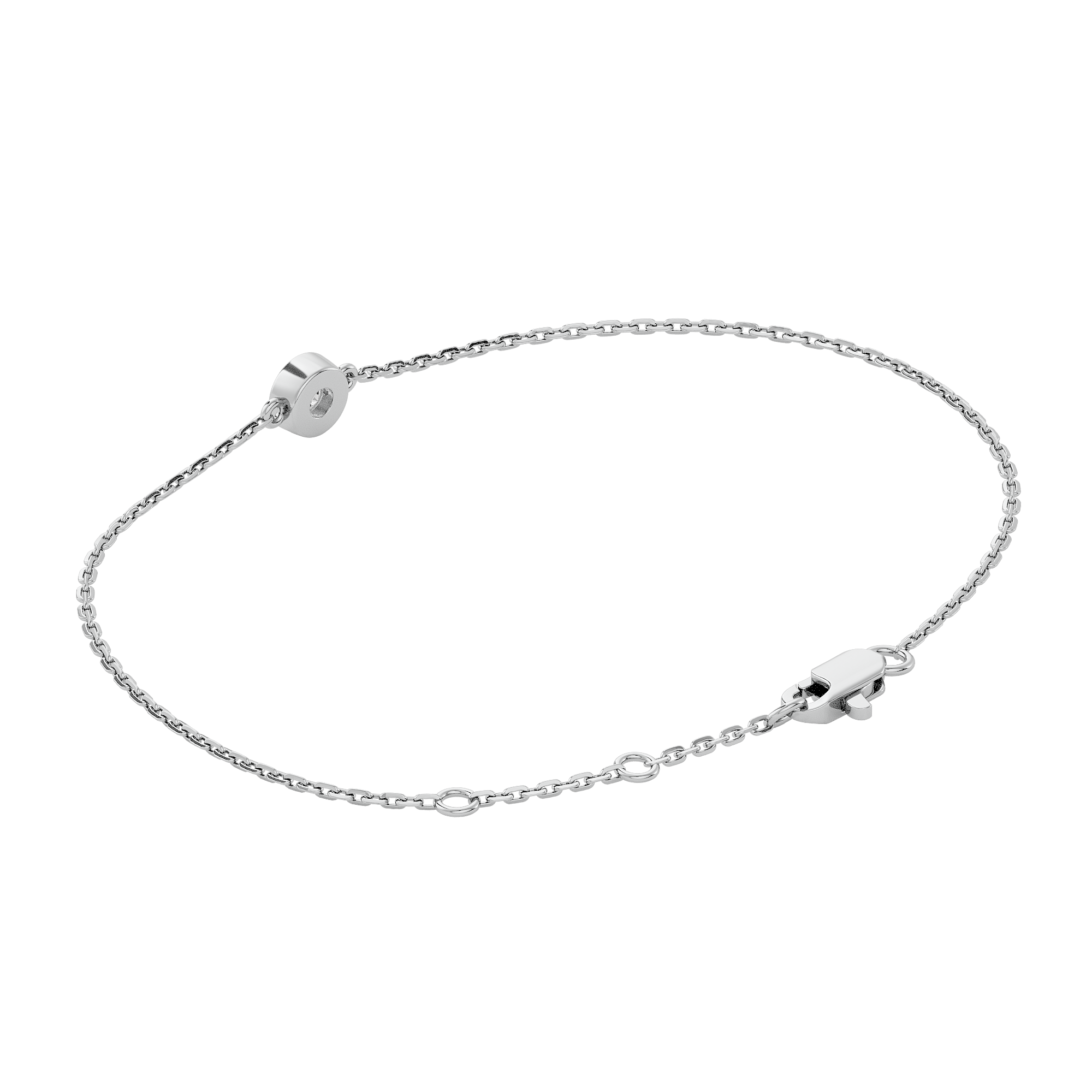 Regal Radiance Solitaire Bracelet