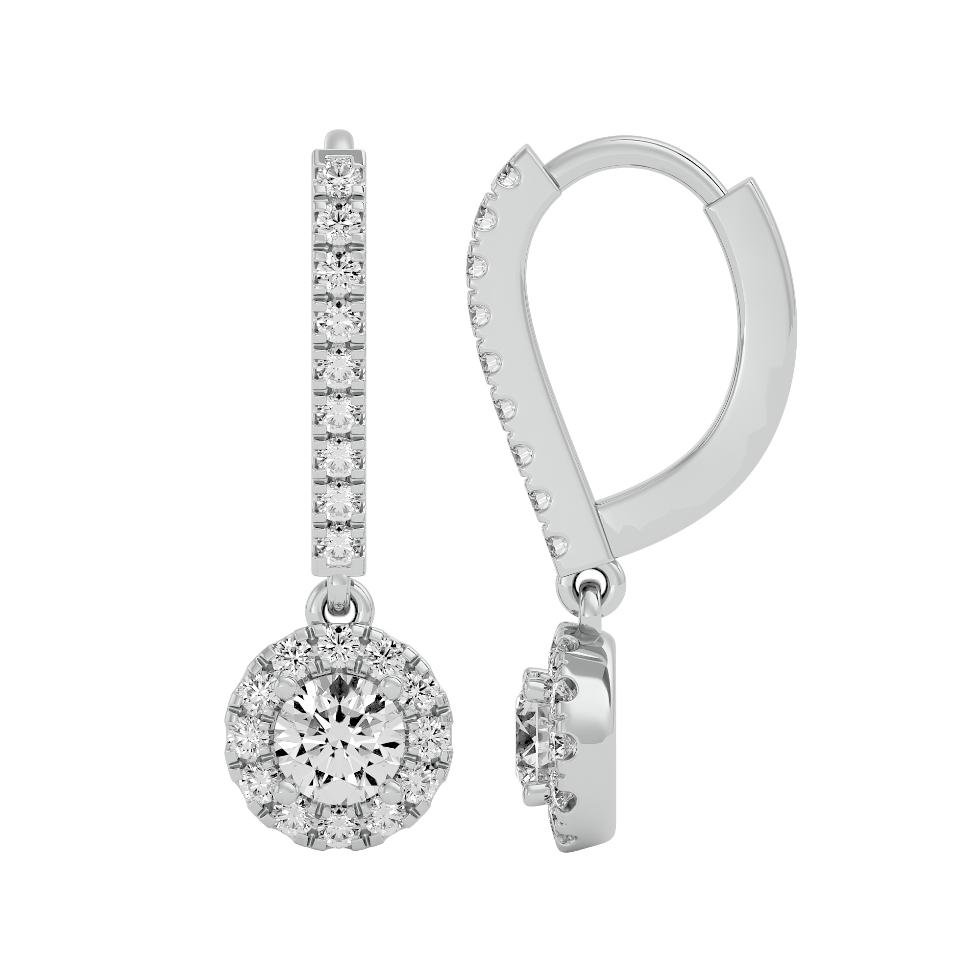 Infinite Grace Solitaire Earrings
