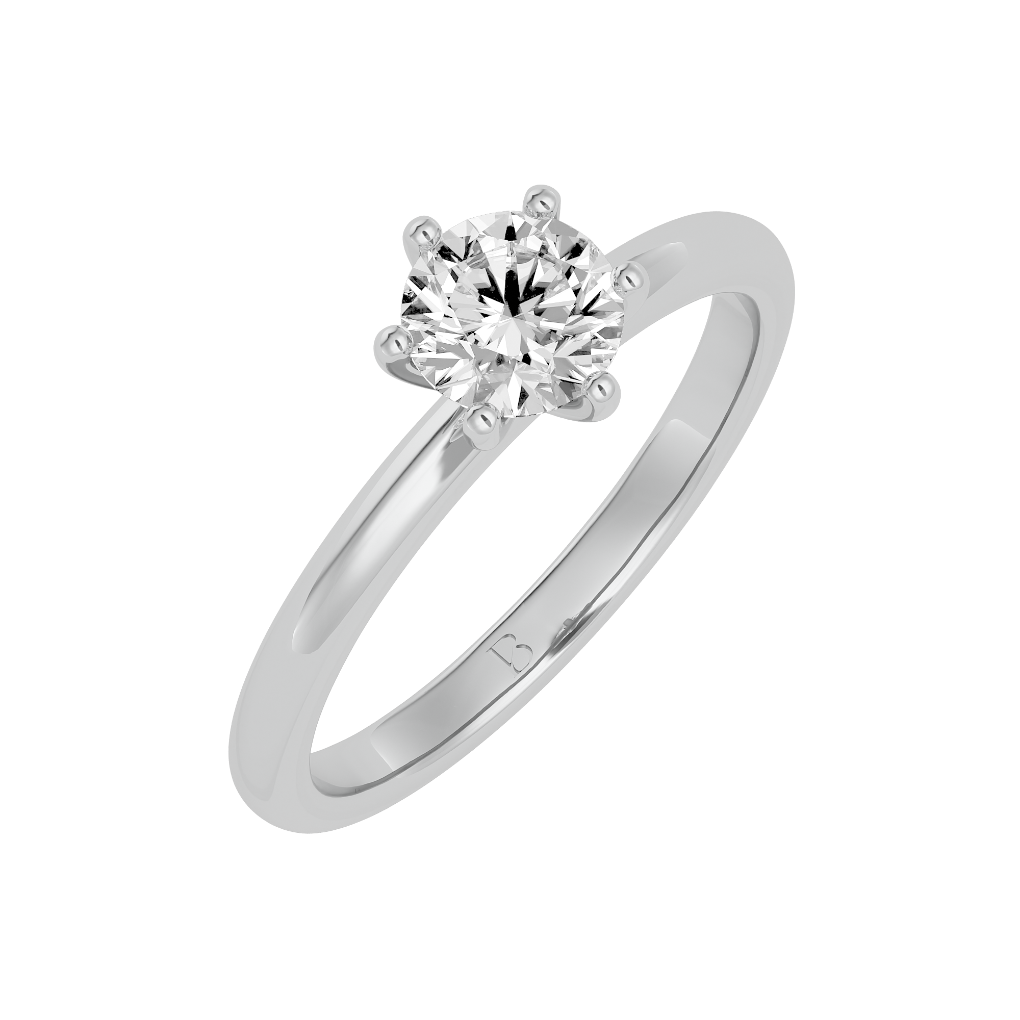 Radiant Eternity Solitaire Diamond Ring