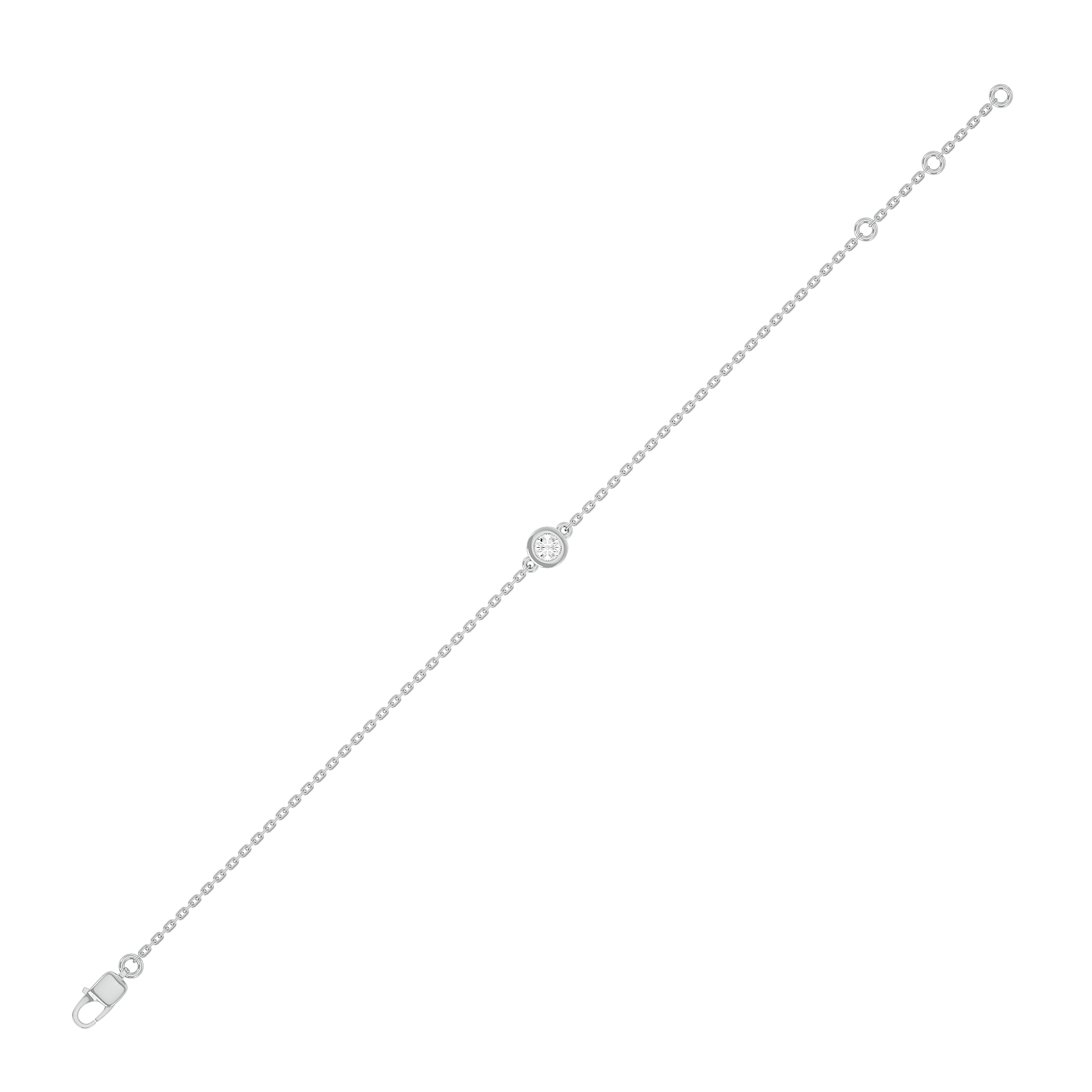 Regal Radiance Solitaire Bracelet