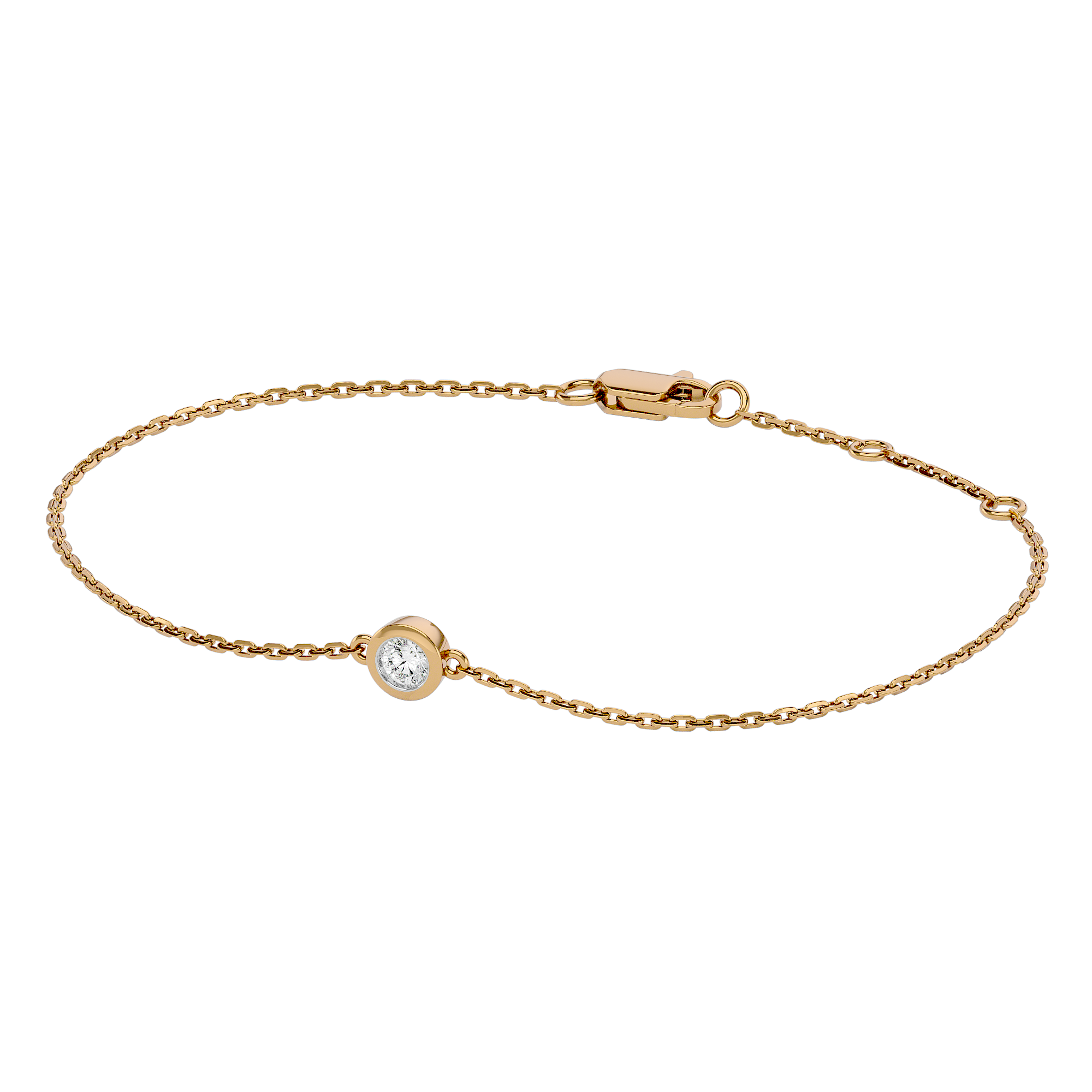 Regal Radiance Solitaire Bracelet