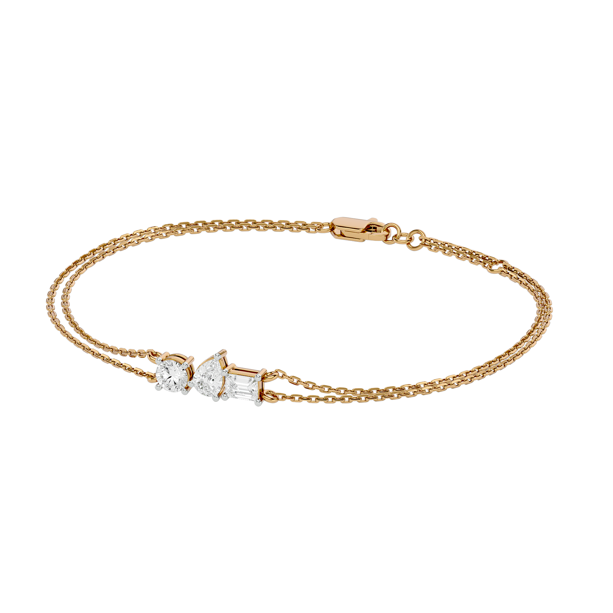 Starlit Brilliance Diamond Bracelet