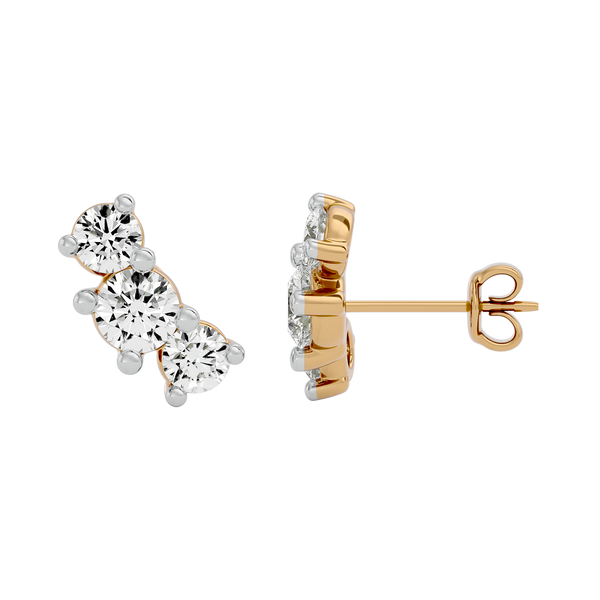 Eternal Radiance Solitaire Earrings