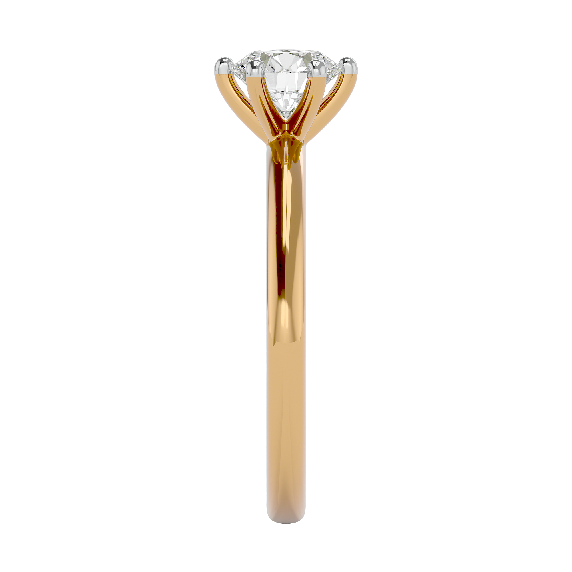 Radiant Eternity Solitaire Diamond Ring
