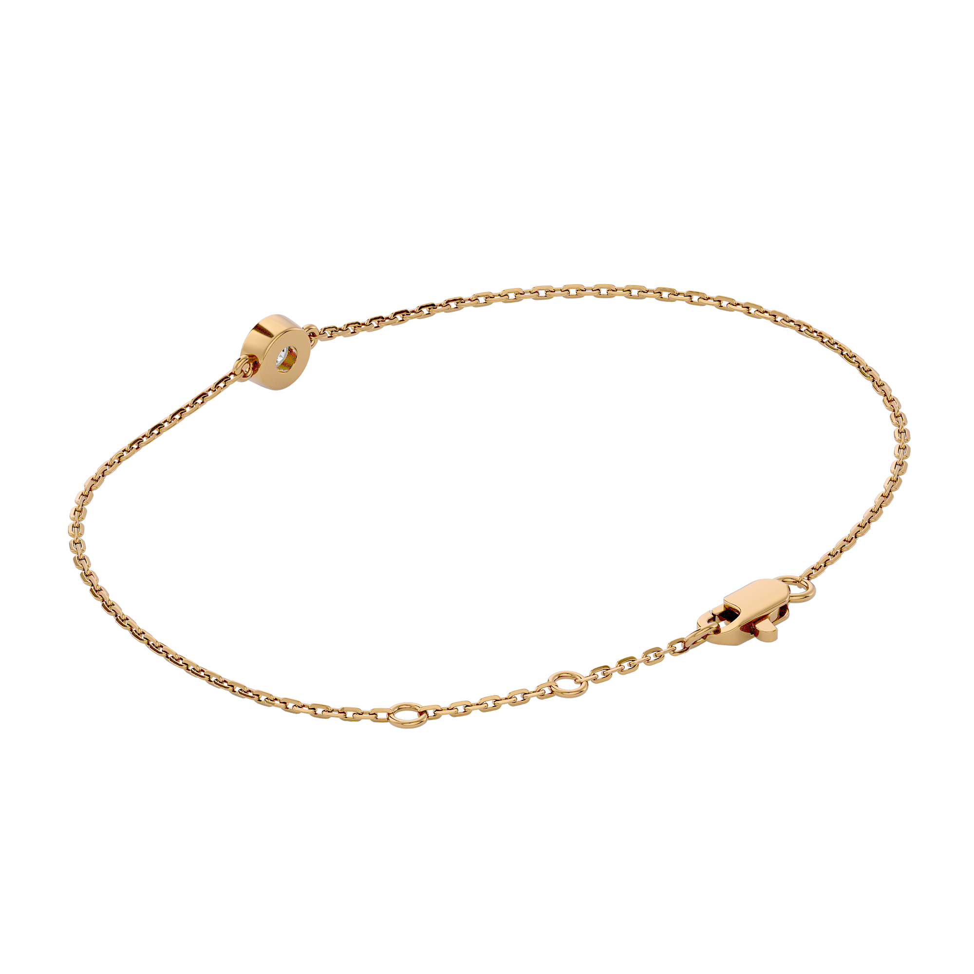 Regal Radiance Solitaire Bracelet