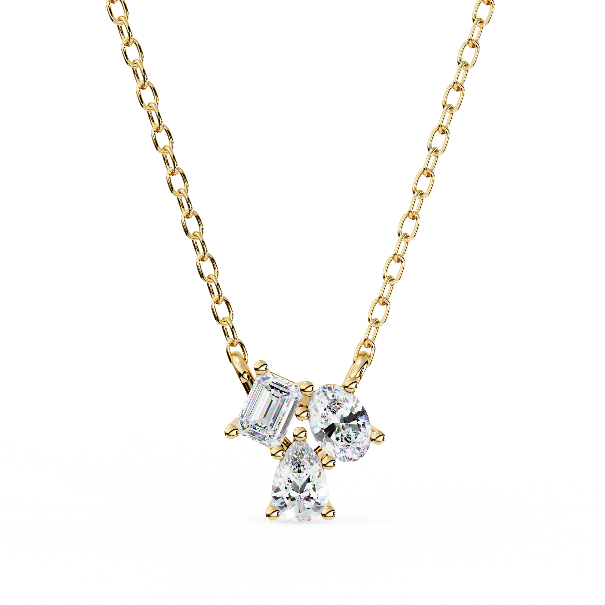 Luminara Trio Diamond Pendant