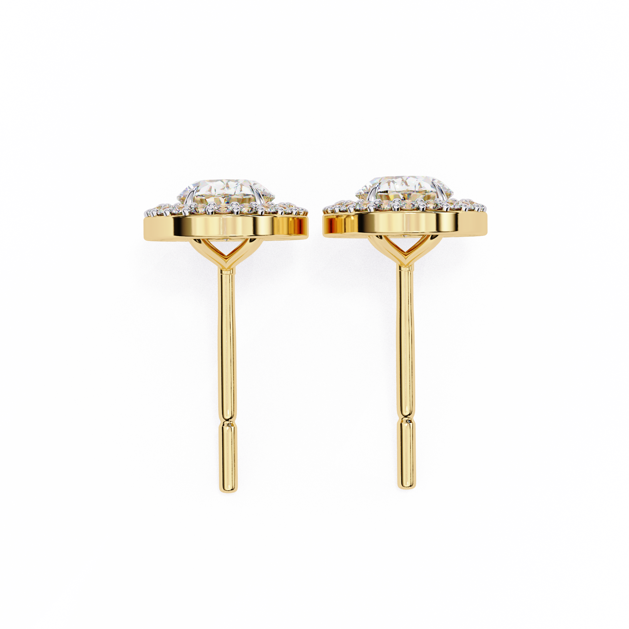 Verona Oval Diamond Earrings