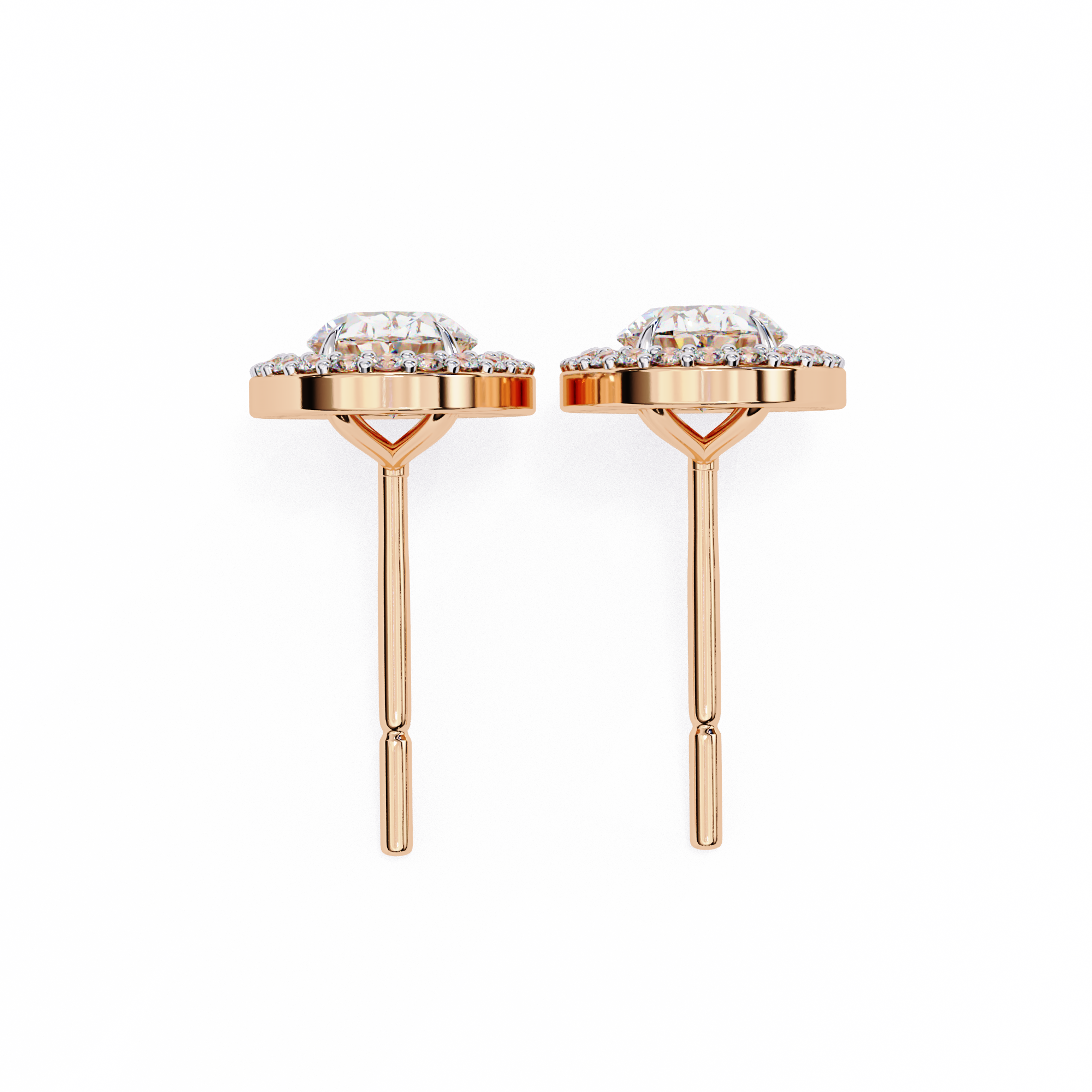 Verona Oval Diamond Earrings