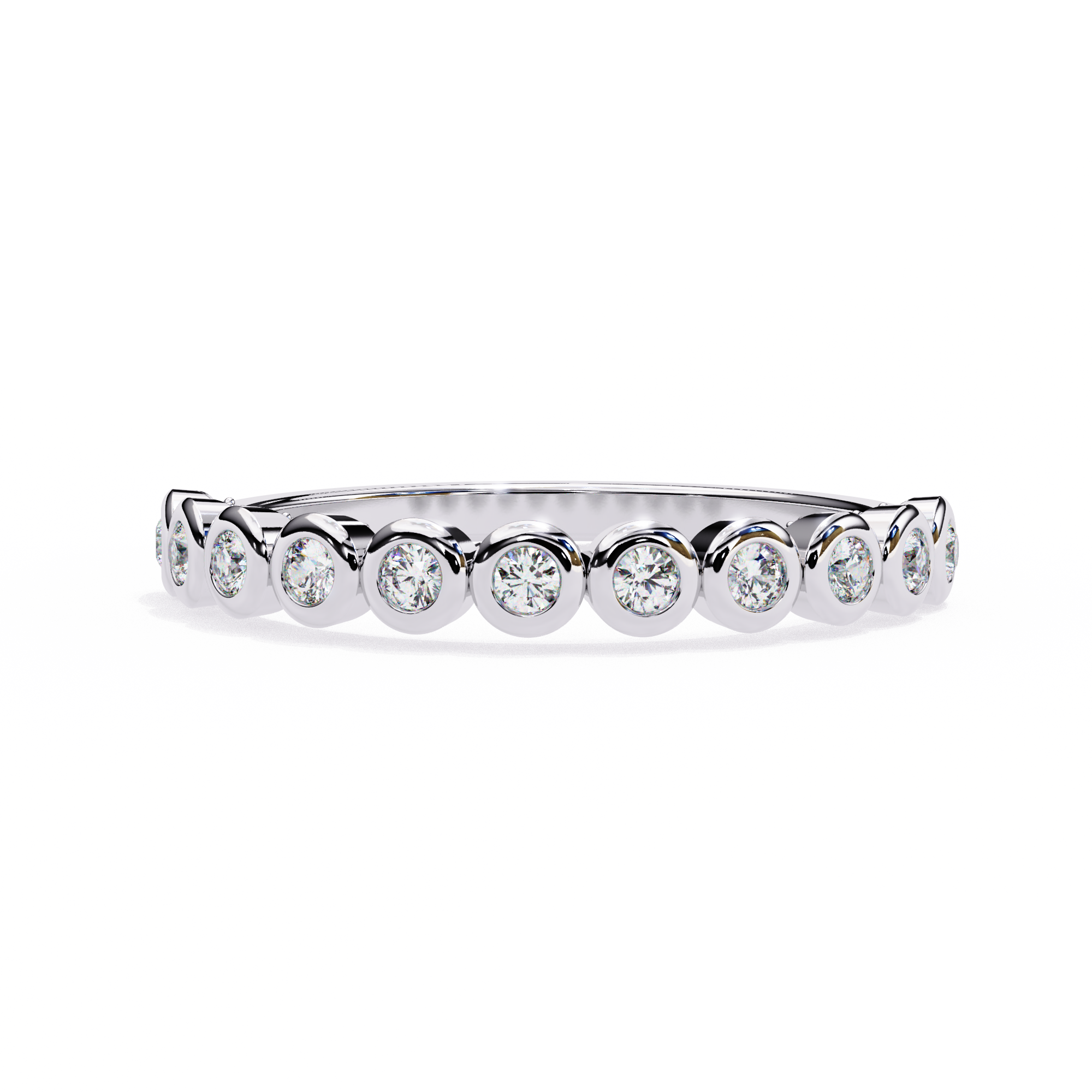 Radiant Round Diamond Eternity Ring