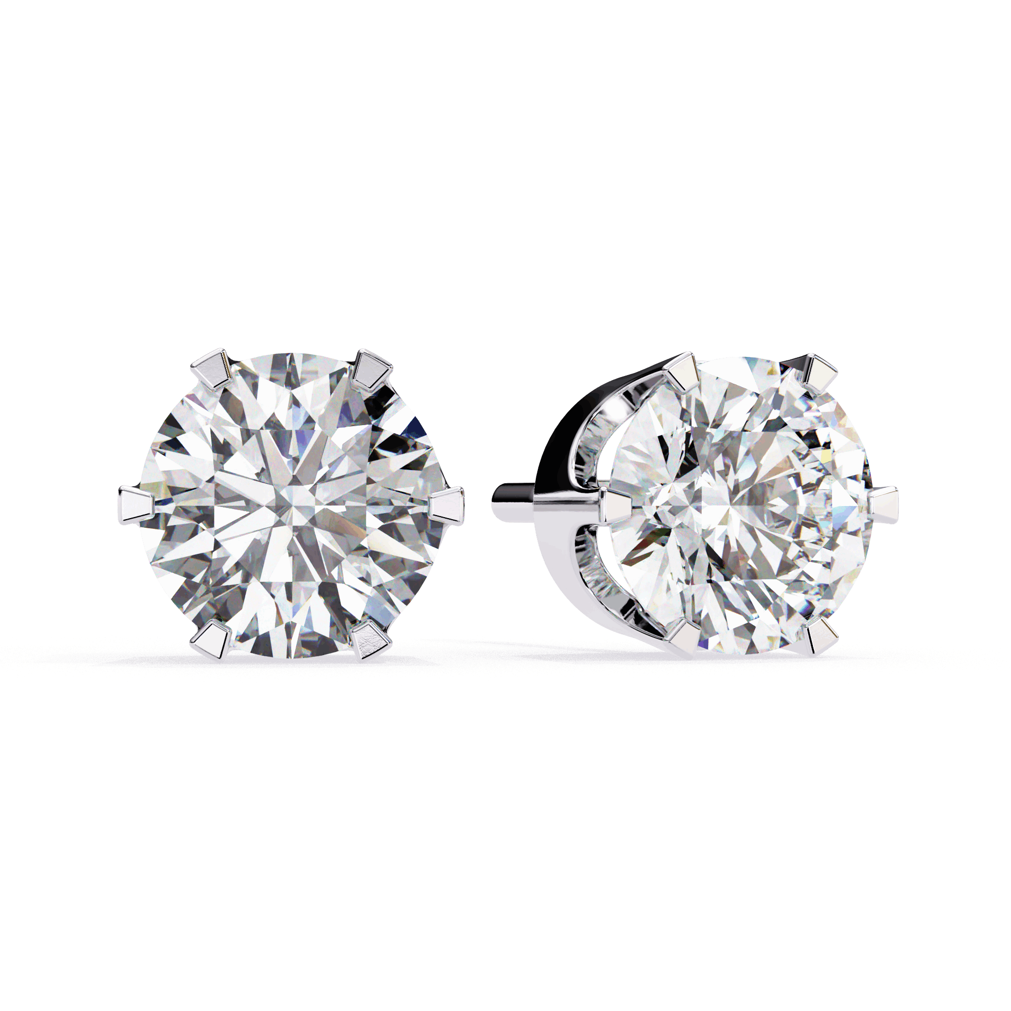 Estelle Solitaire Earrings