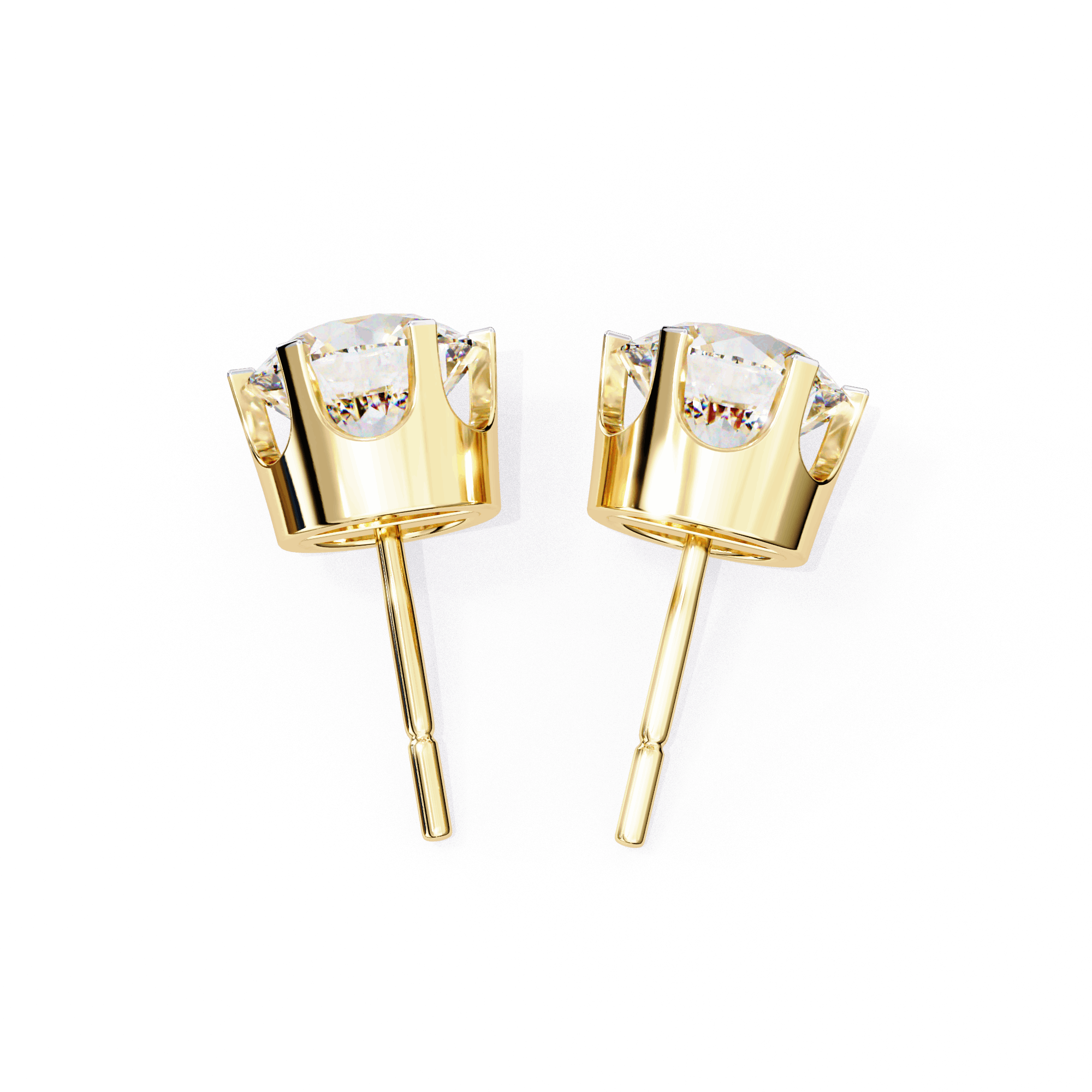 Estelle Solitaire Earrings
