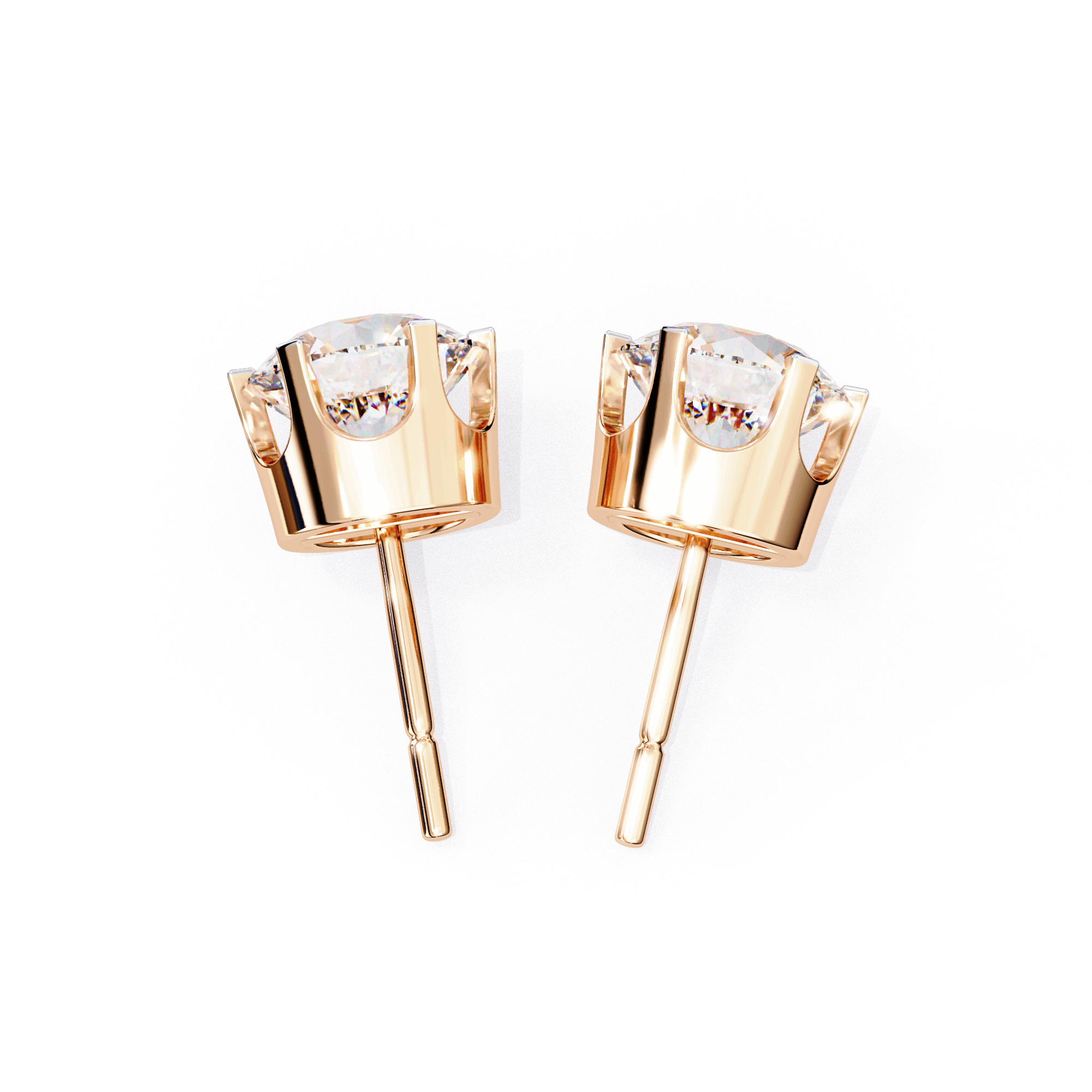 Estelle Solitaire Earrings
