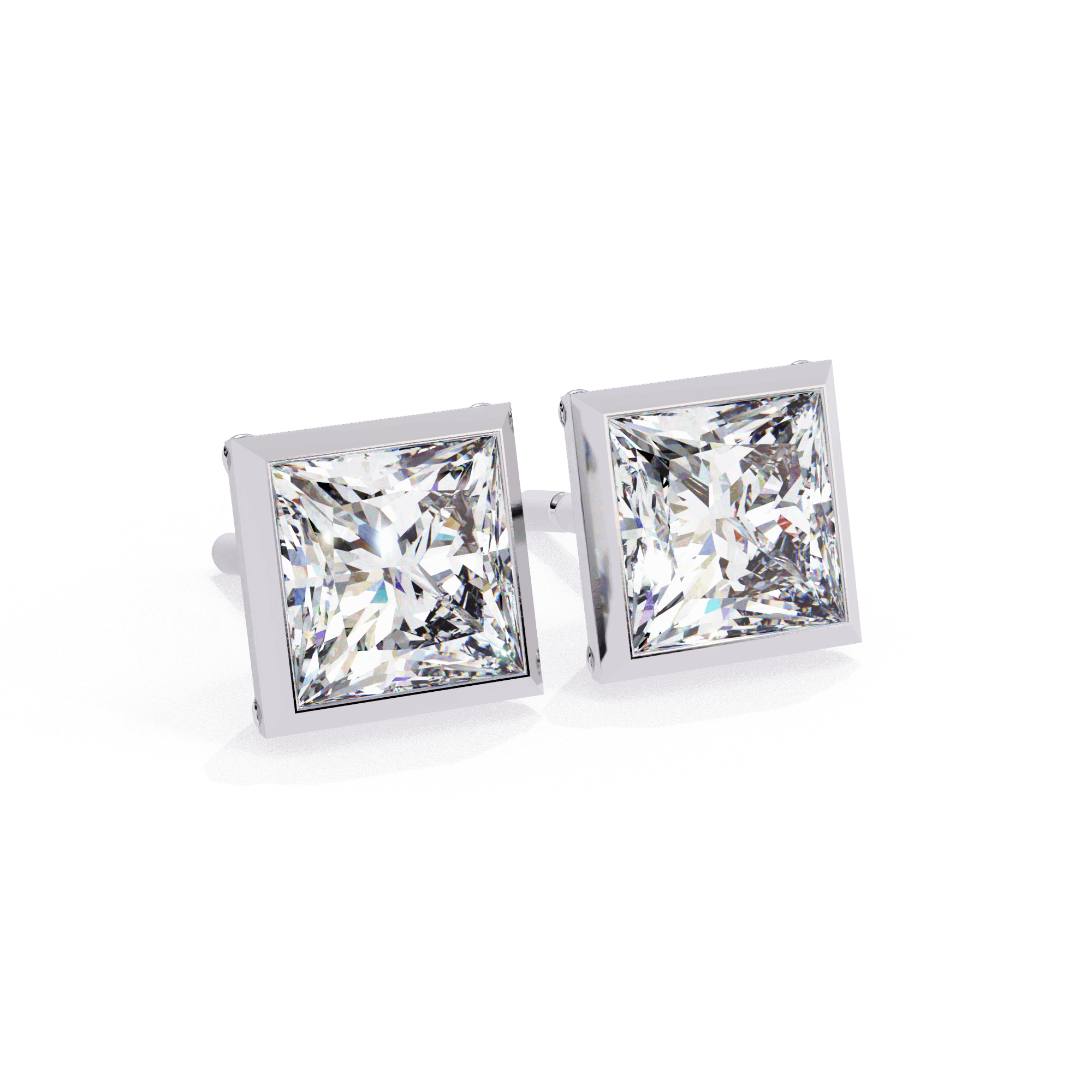 Lumière Princess Diamond Earrings