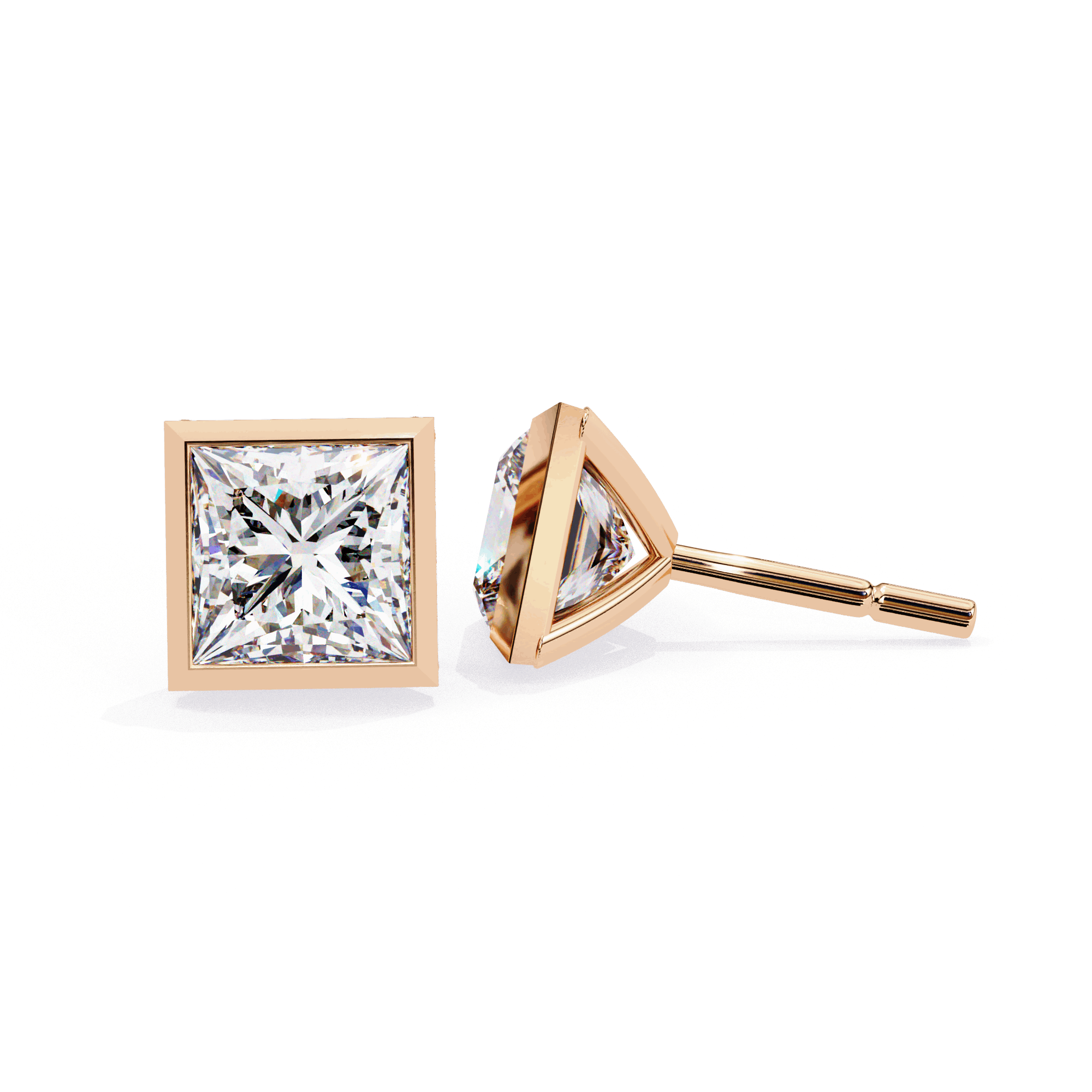 Lumière Princess Diamond Earrings