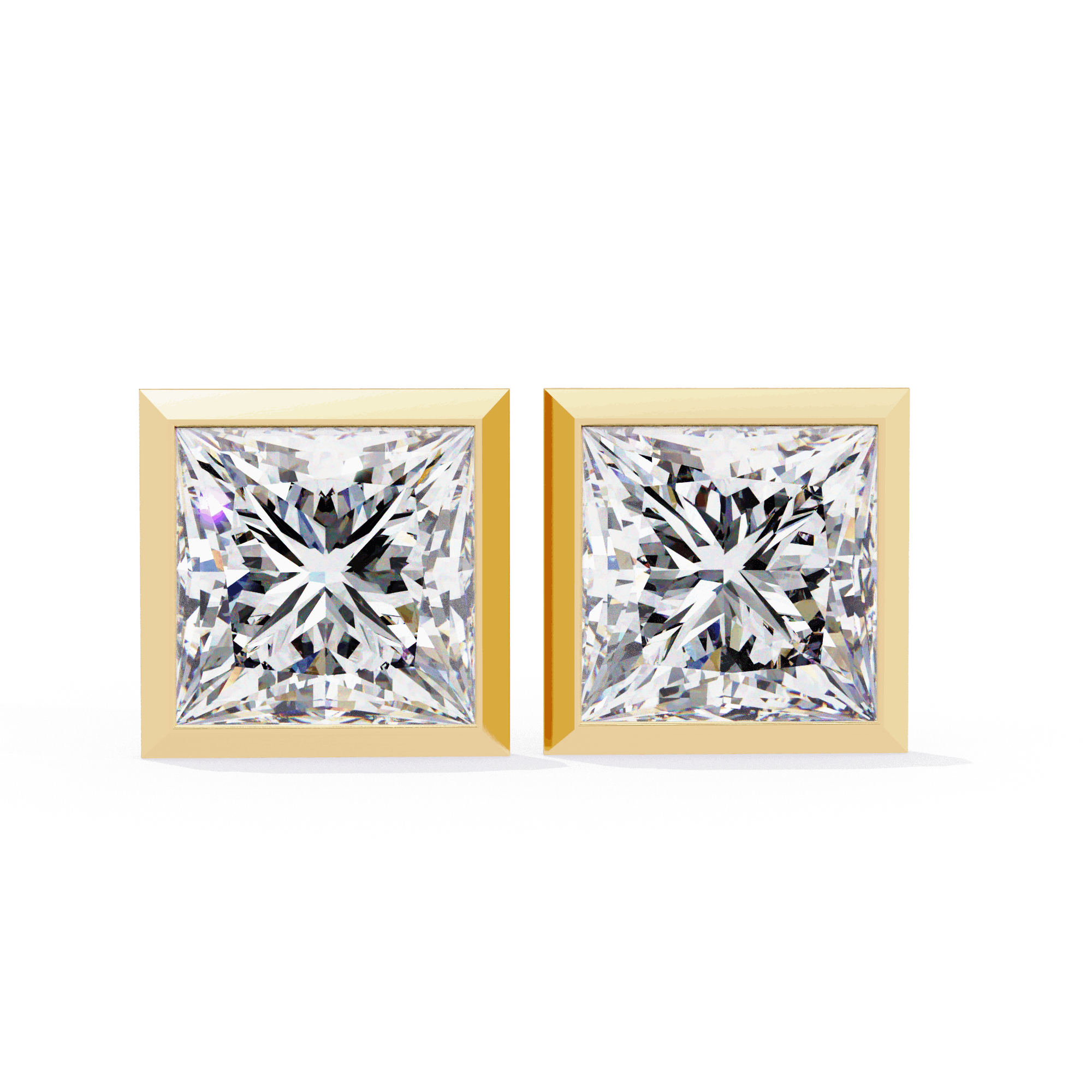 Lumière Princess Diamond Earrings
