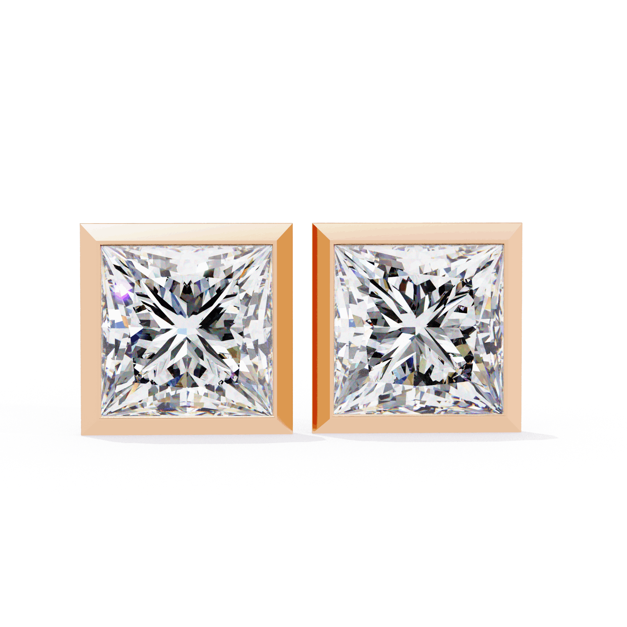 Lumière Princess Diamond Earrings
