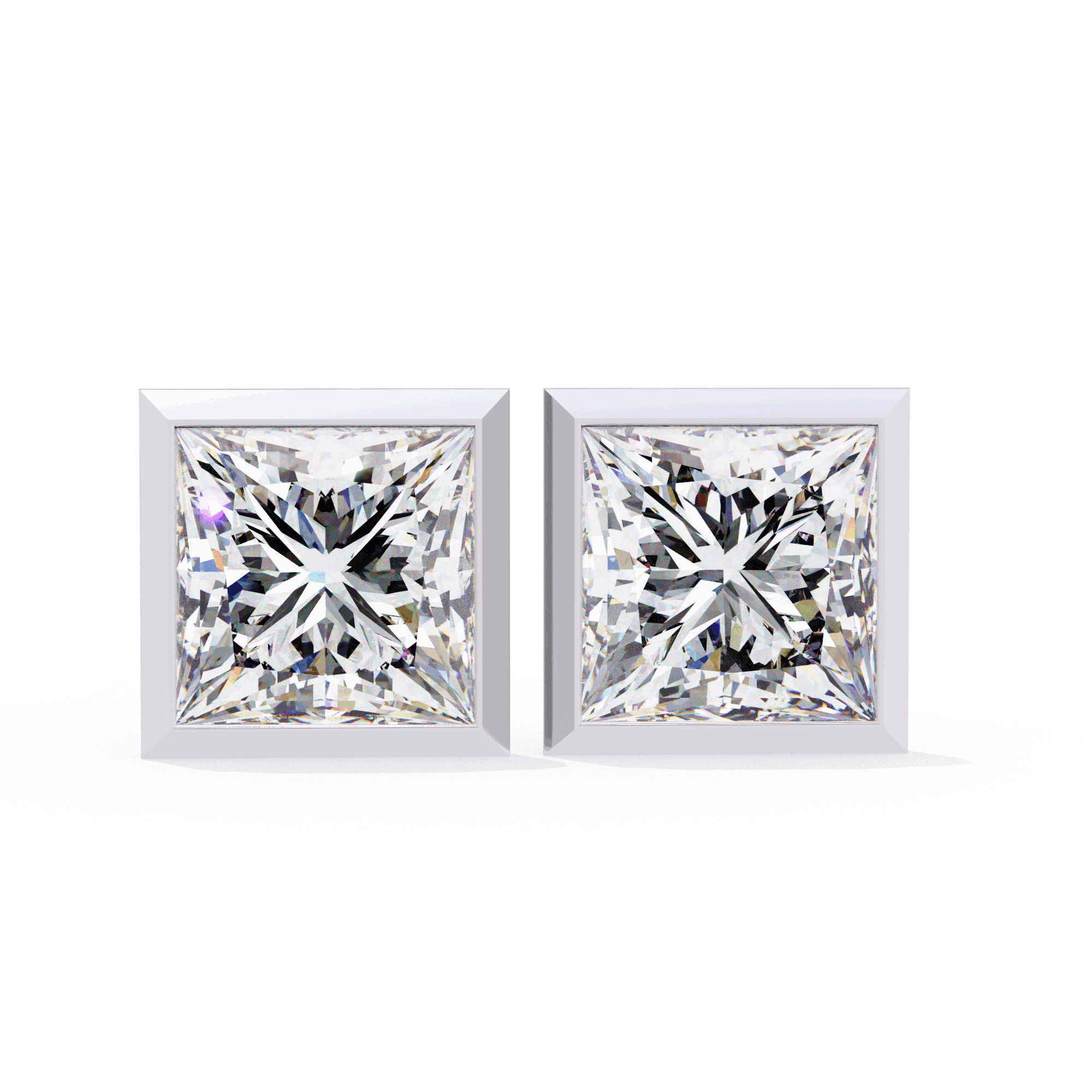 Lumière Princess Diamond Earrings