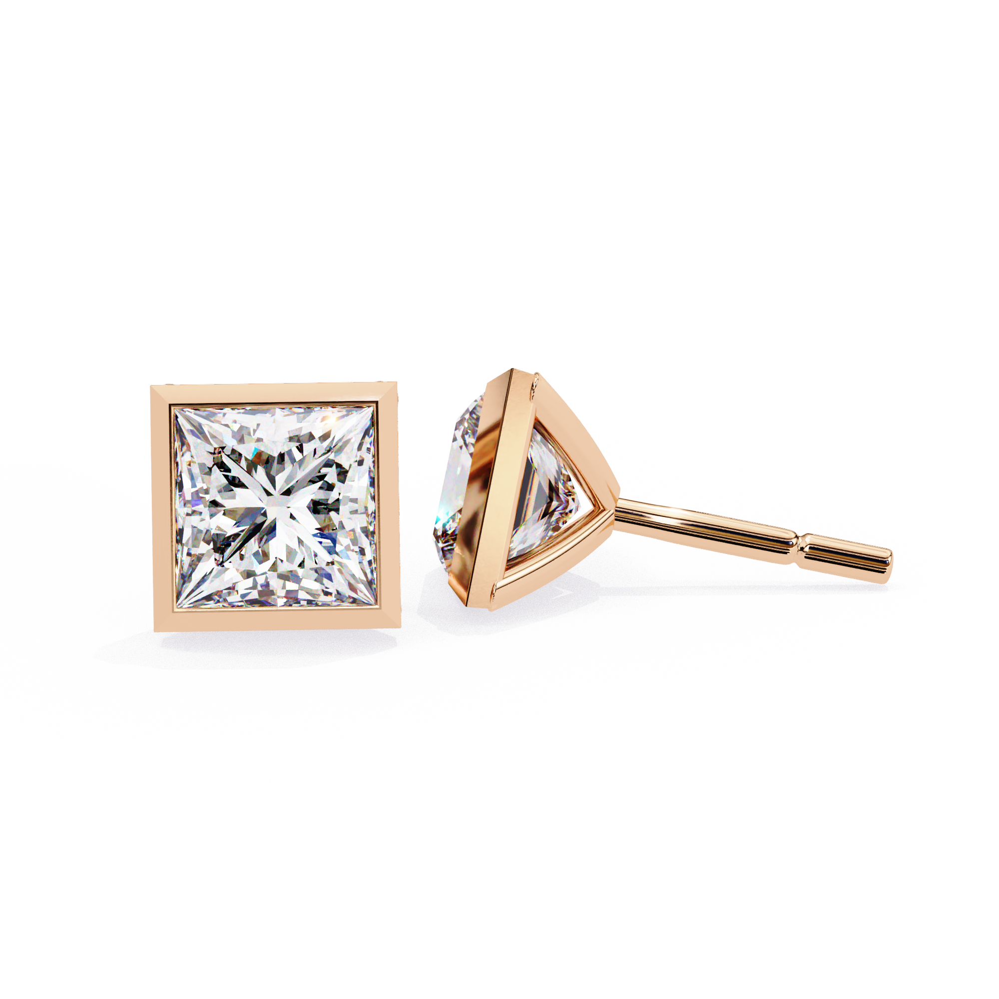 Lumière Princess Diamond Earrings