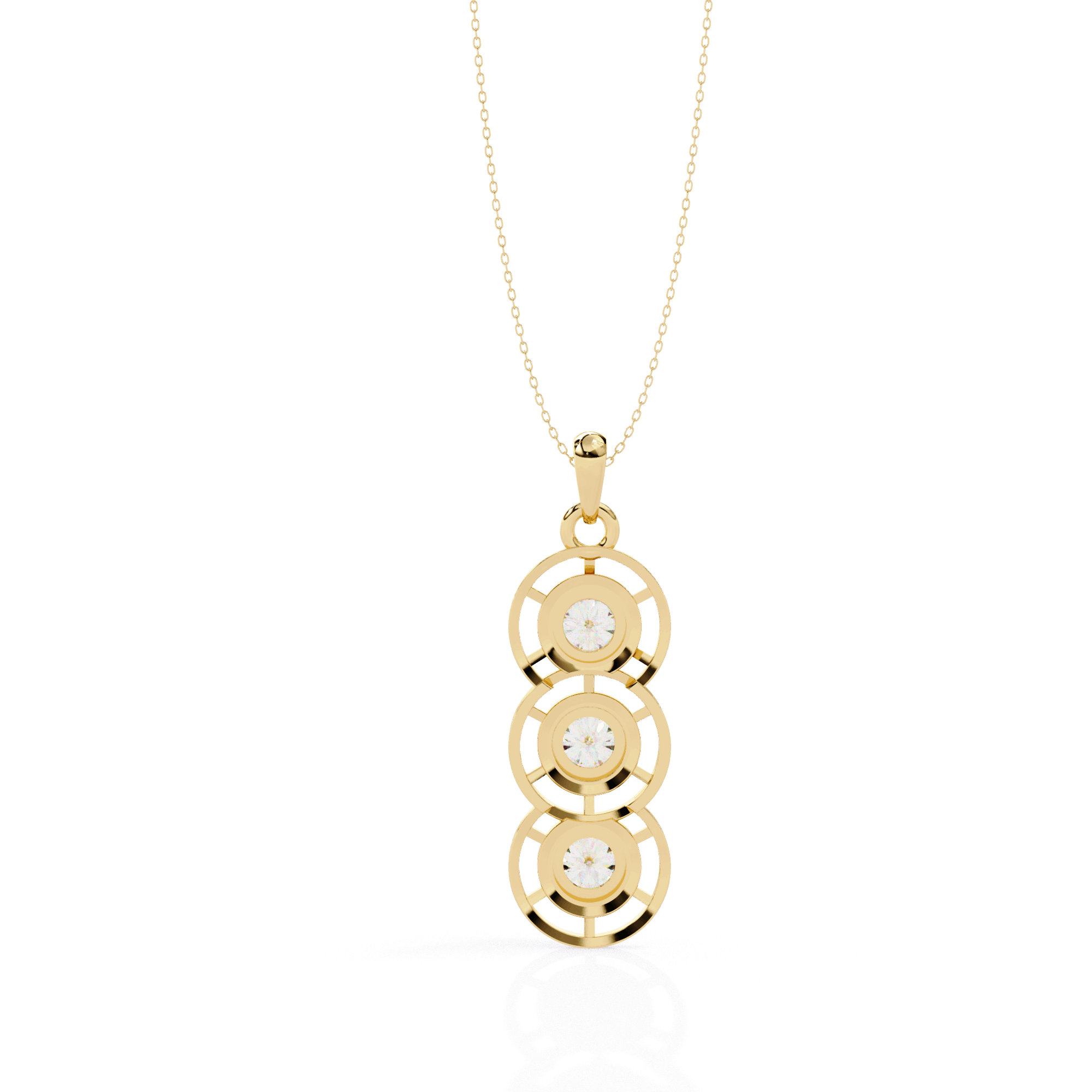 Trinova Diamond Pendant