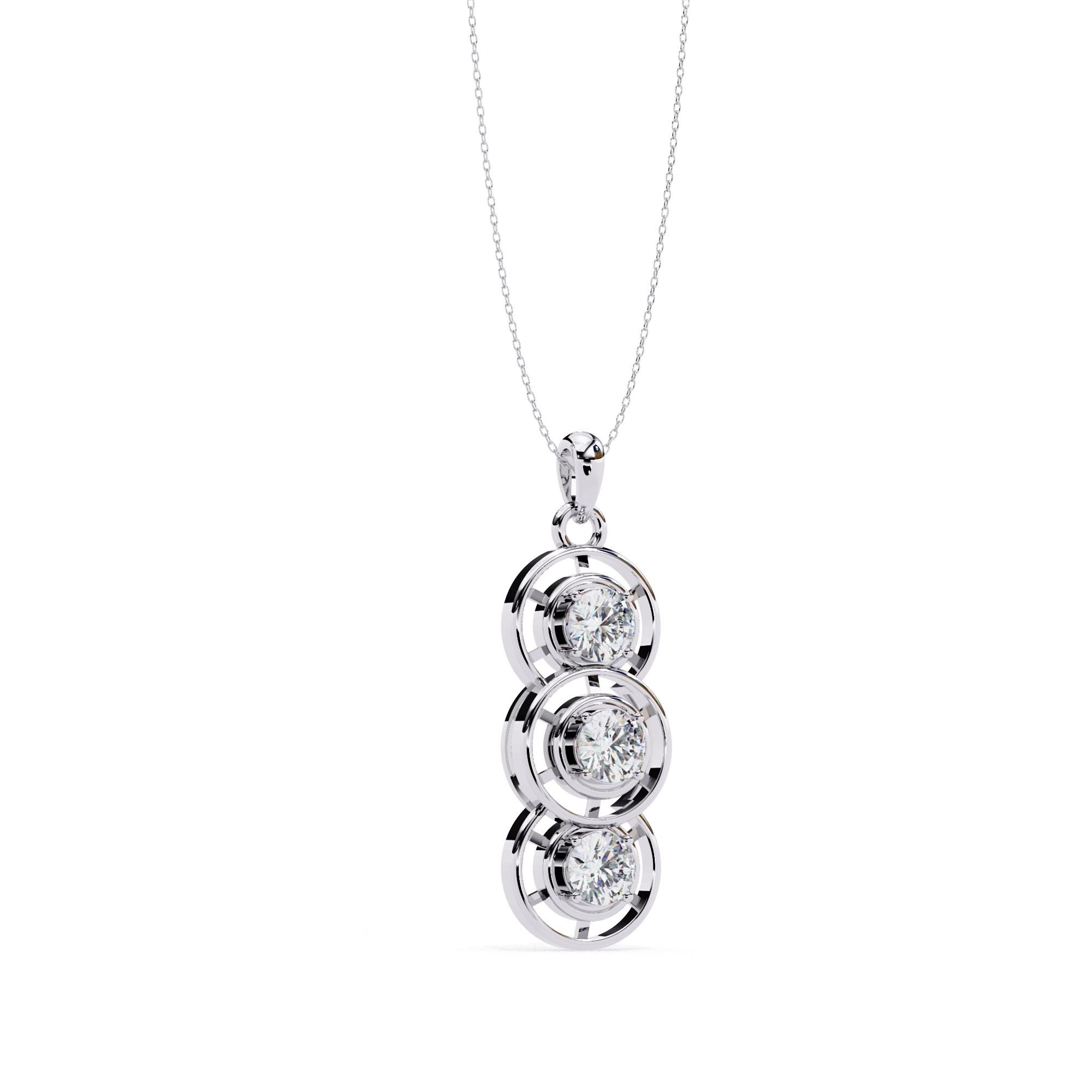 Trinova Diamond Pendant
