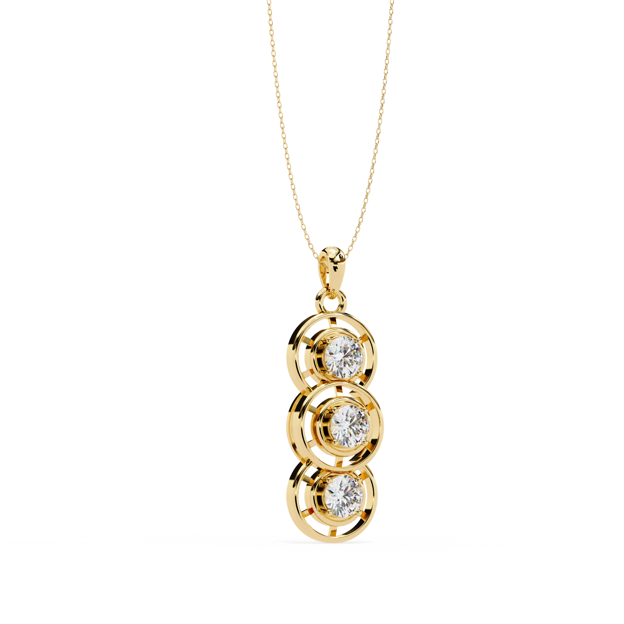 Trinova Diamond Pendant