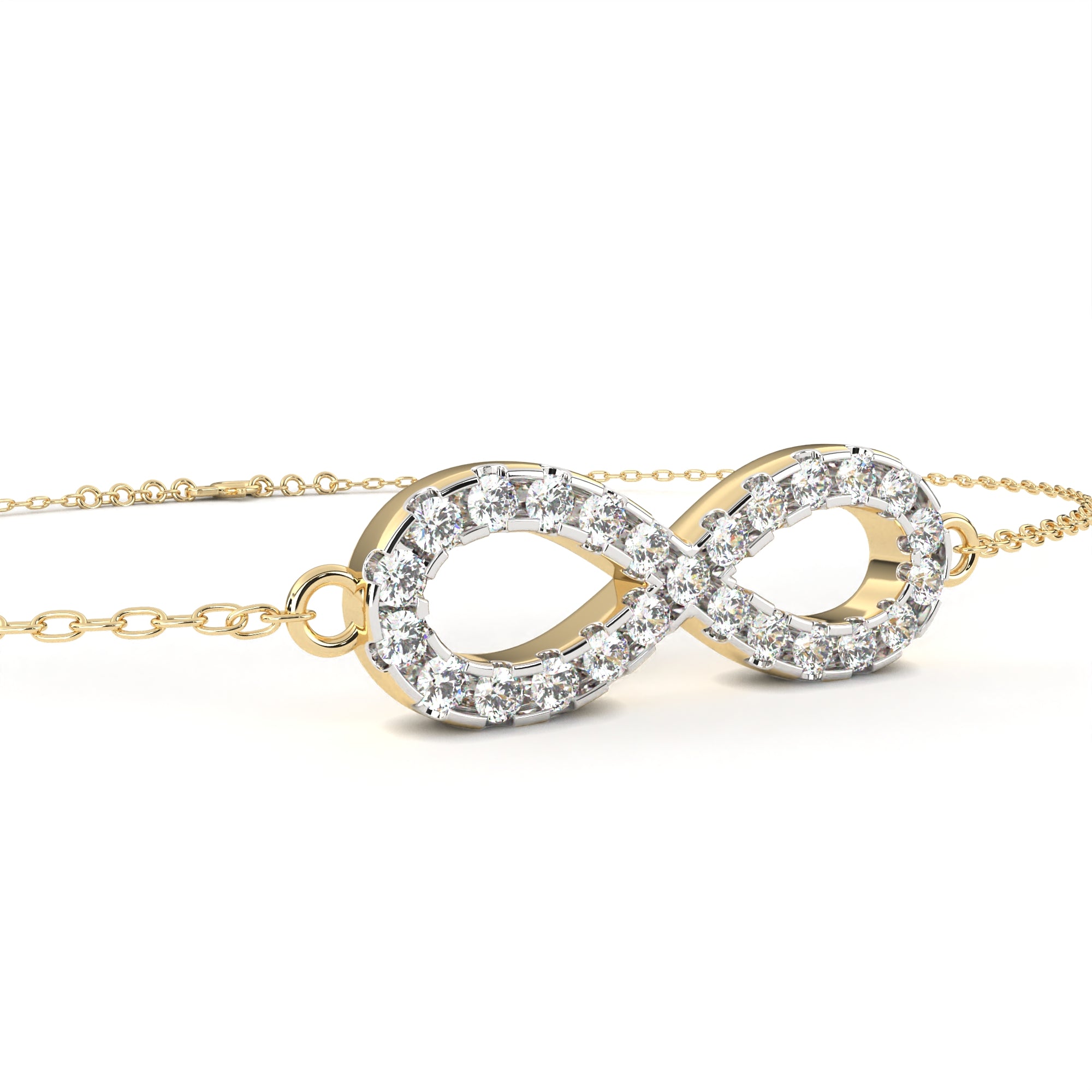 Cherished Moments Round Diamond Friendship Bracelet
