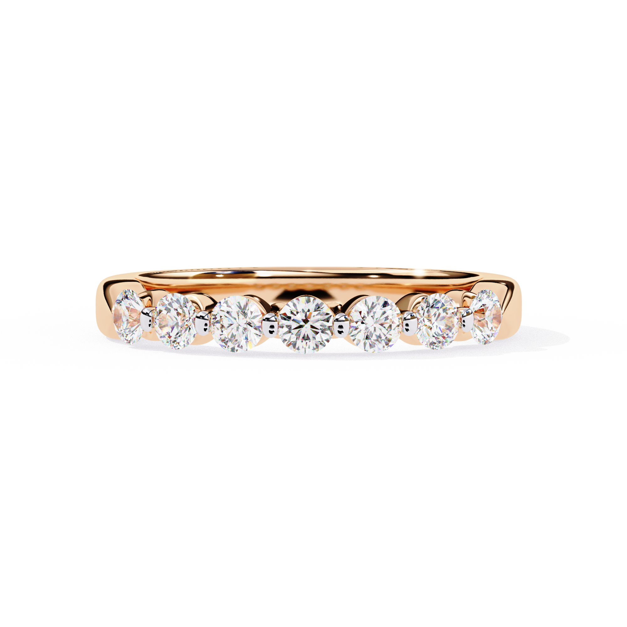 Classic Round Diamond Eternity Wedding Ring