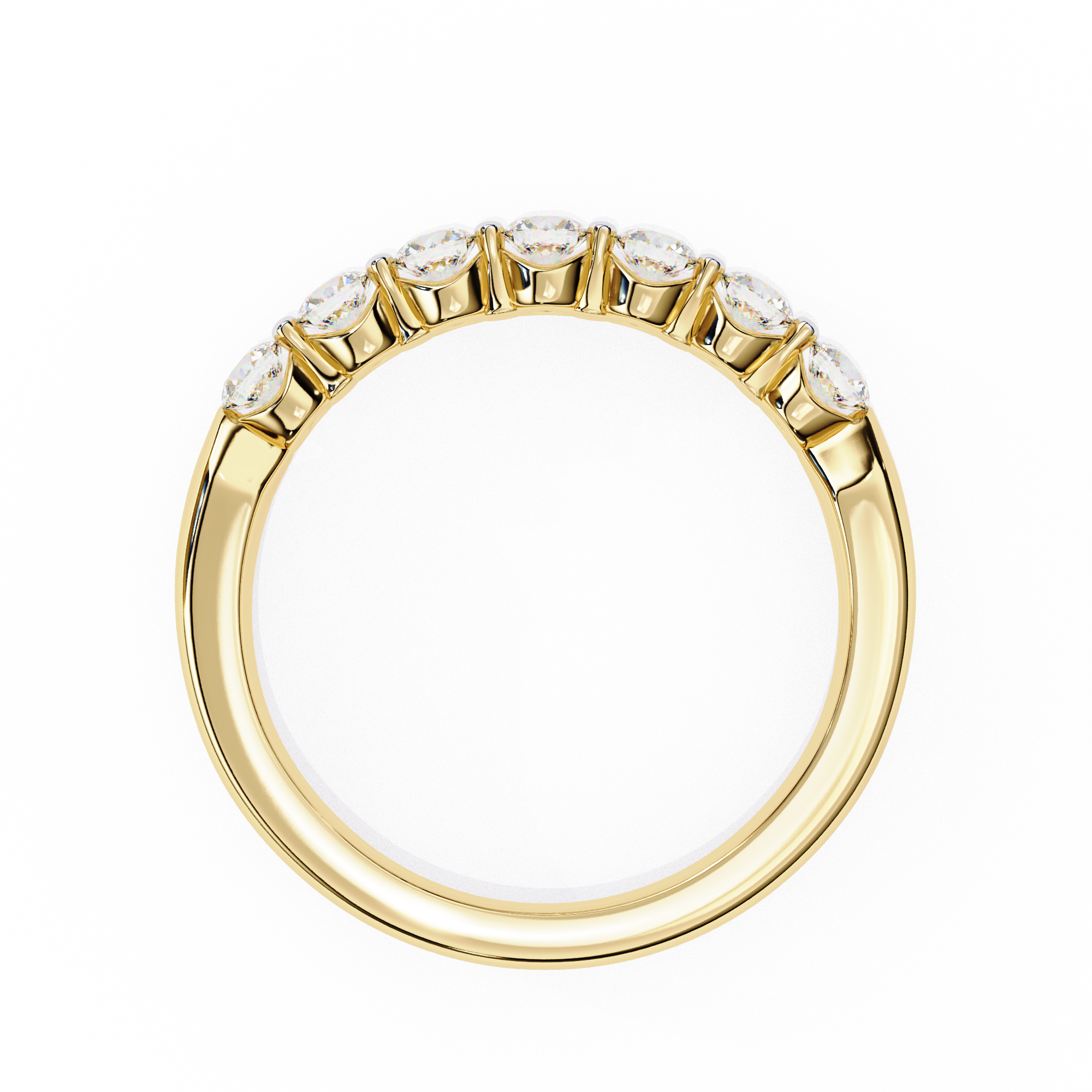 Classic Round Diamond Eternity Wedding Ring